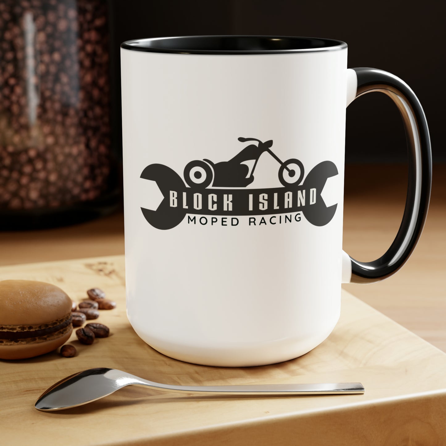 Block Island Moped Racing Mug