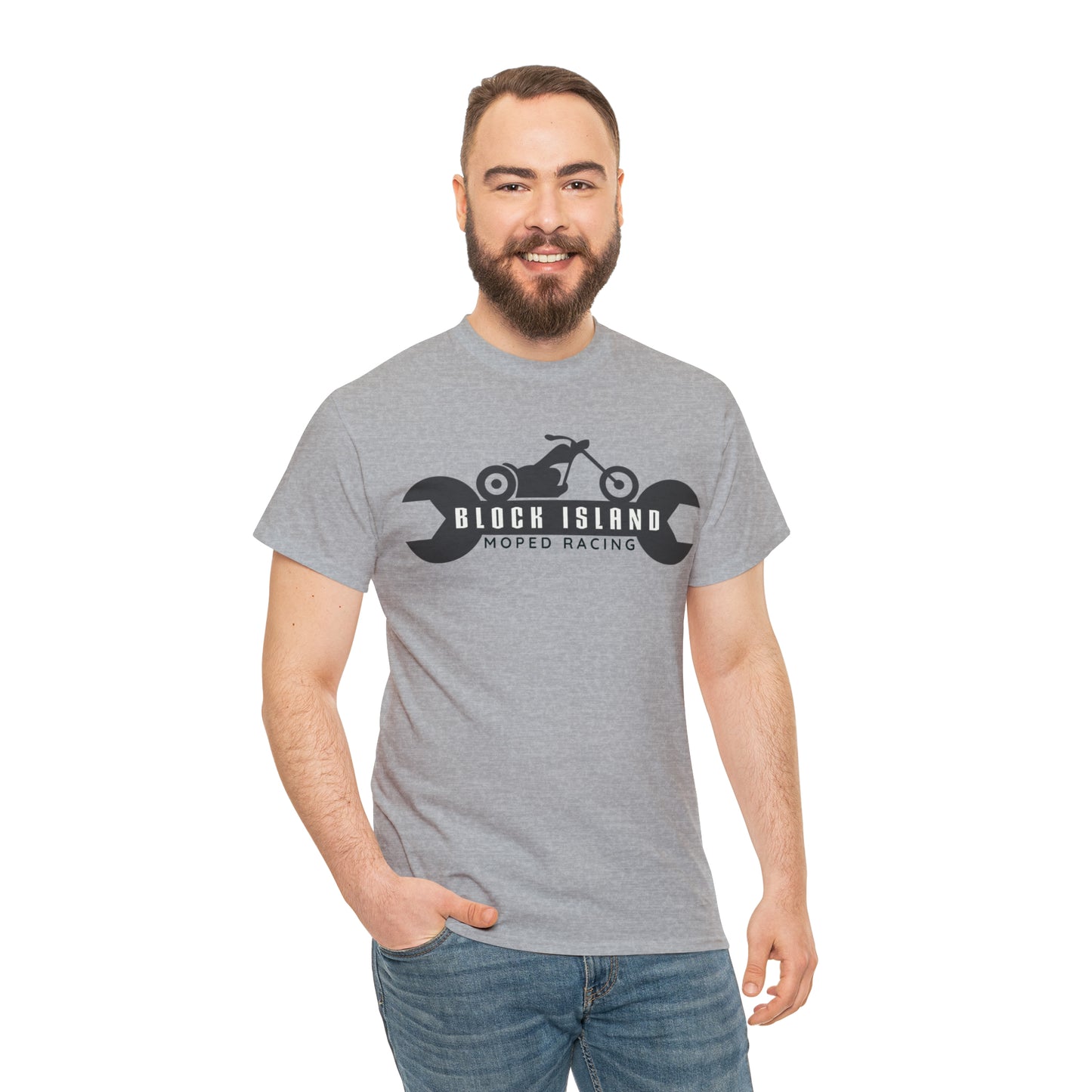 Block Island Moped Racing Tee