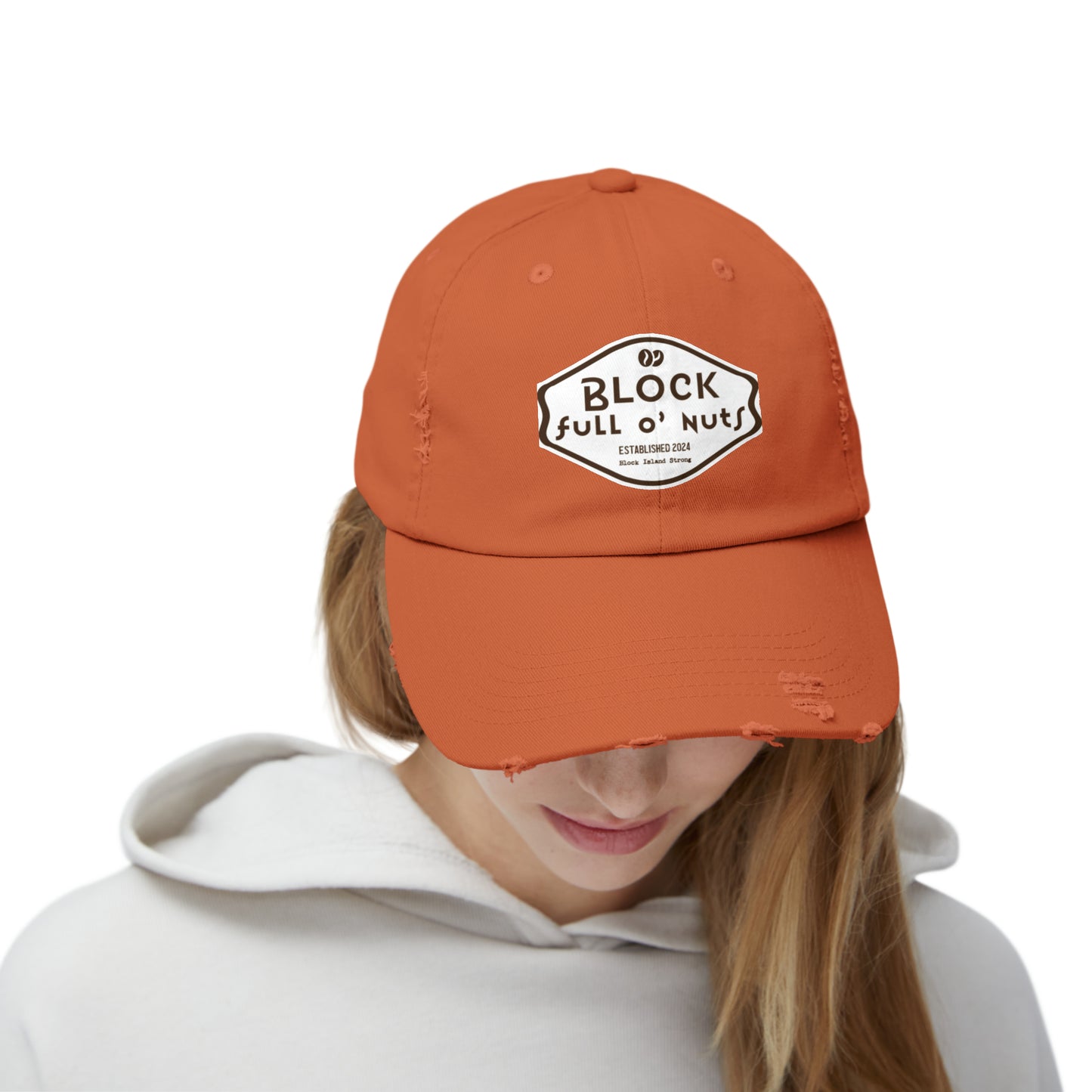 Block Full o’ Nuts Distressed Cap