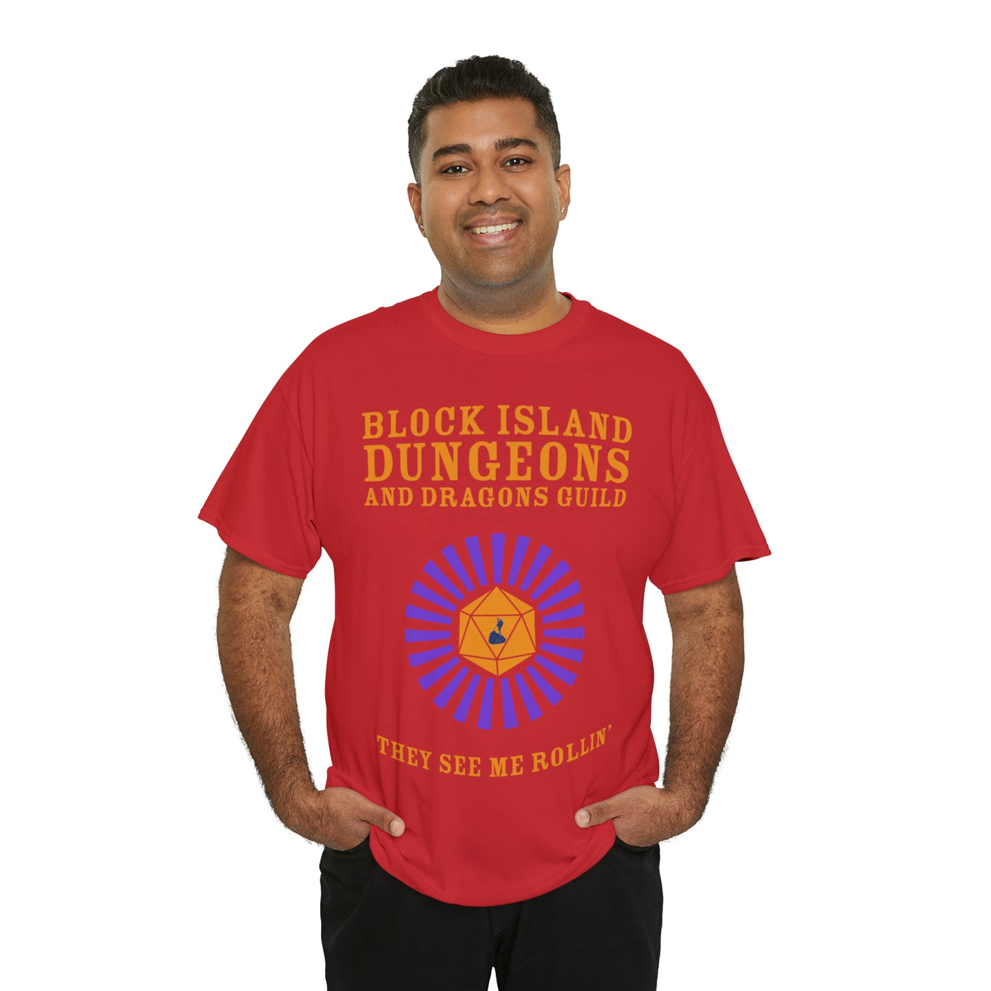 Block Island Dungeons and Dragons Guild Tee