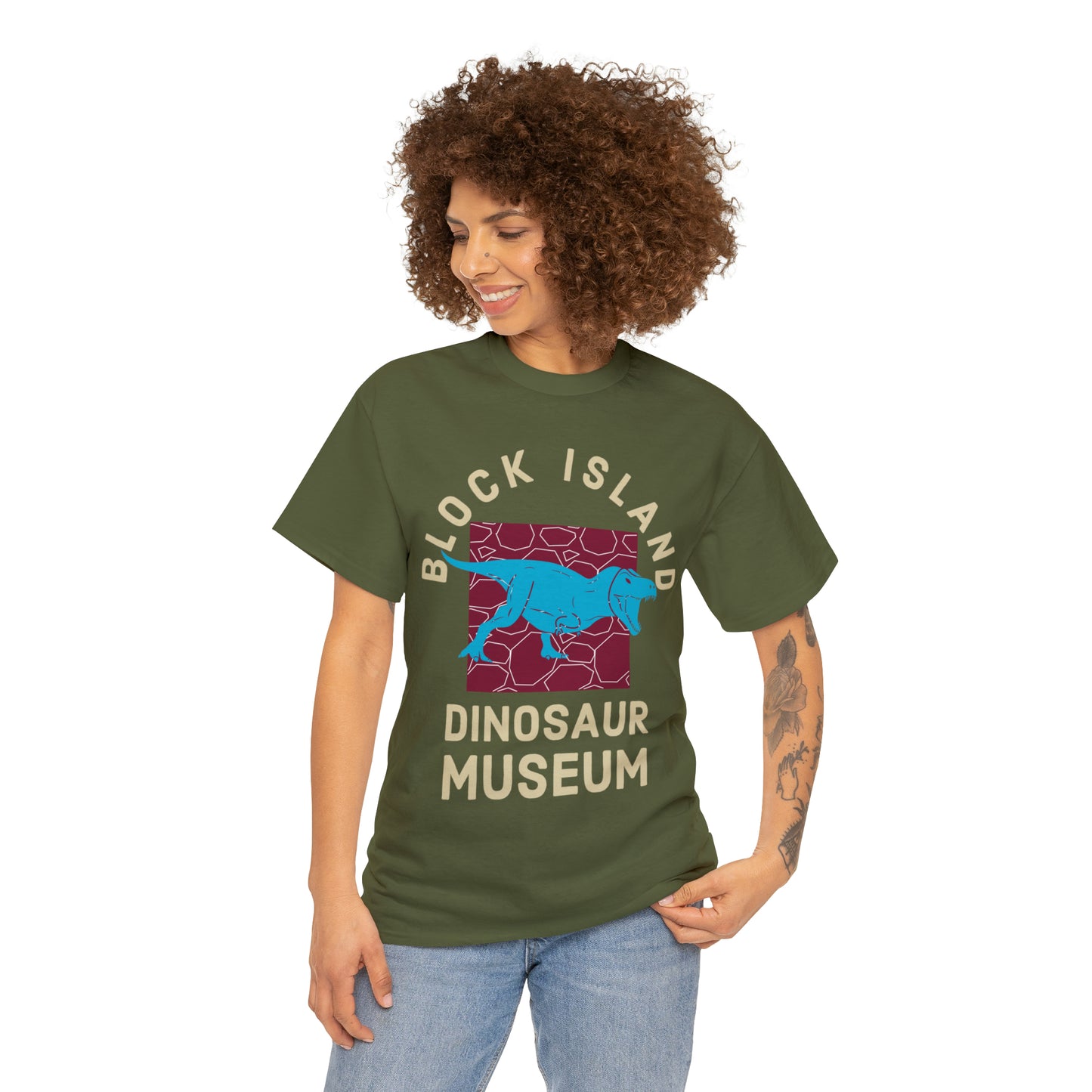 Block Island Dinosaur Museum Tee