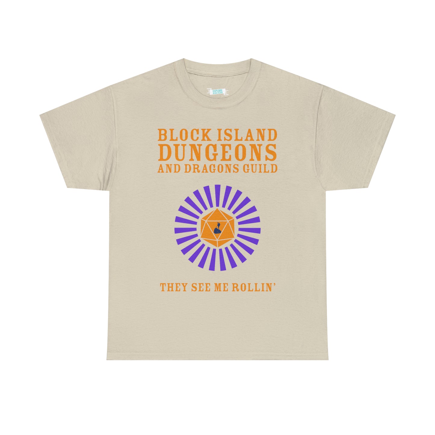 Block Island Dungeons and Dragons Guild Tee