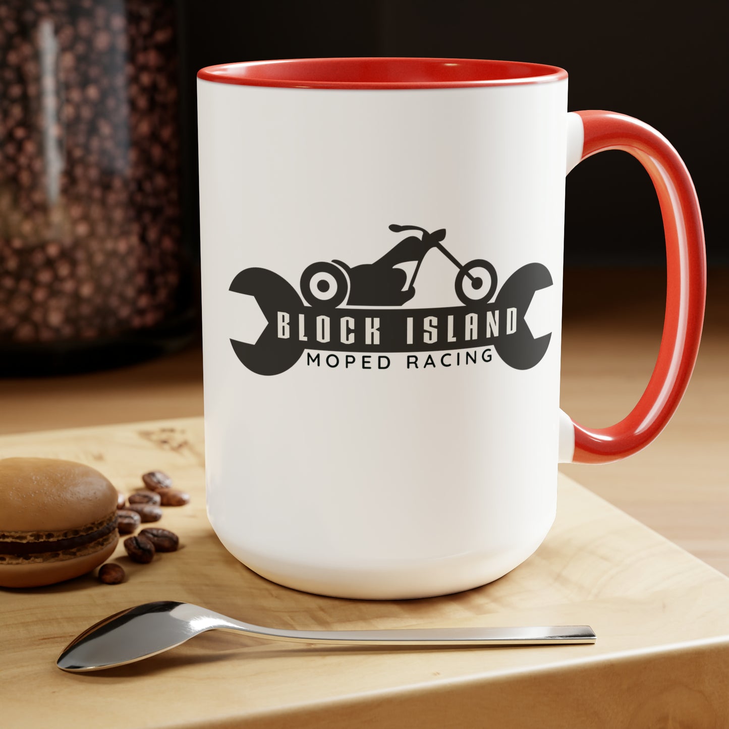 Block Island Moped Racing Mug