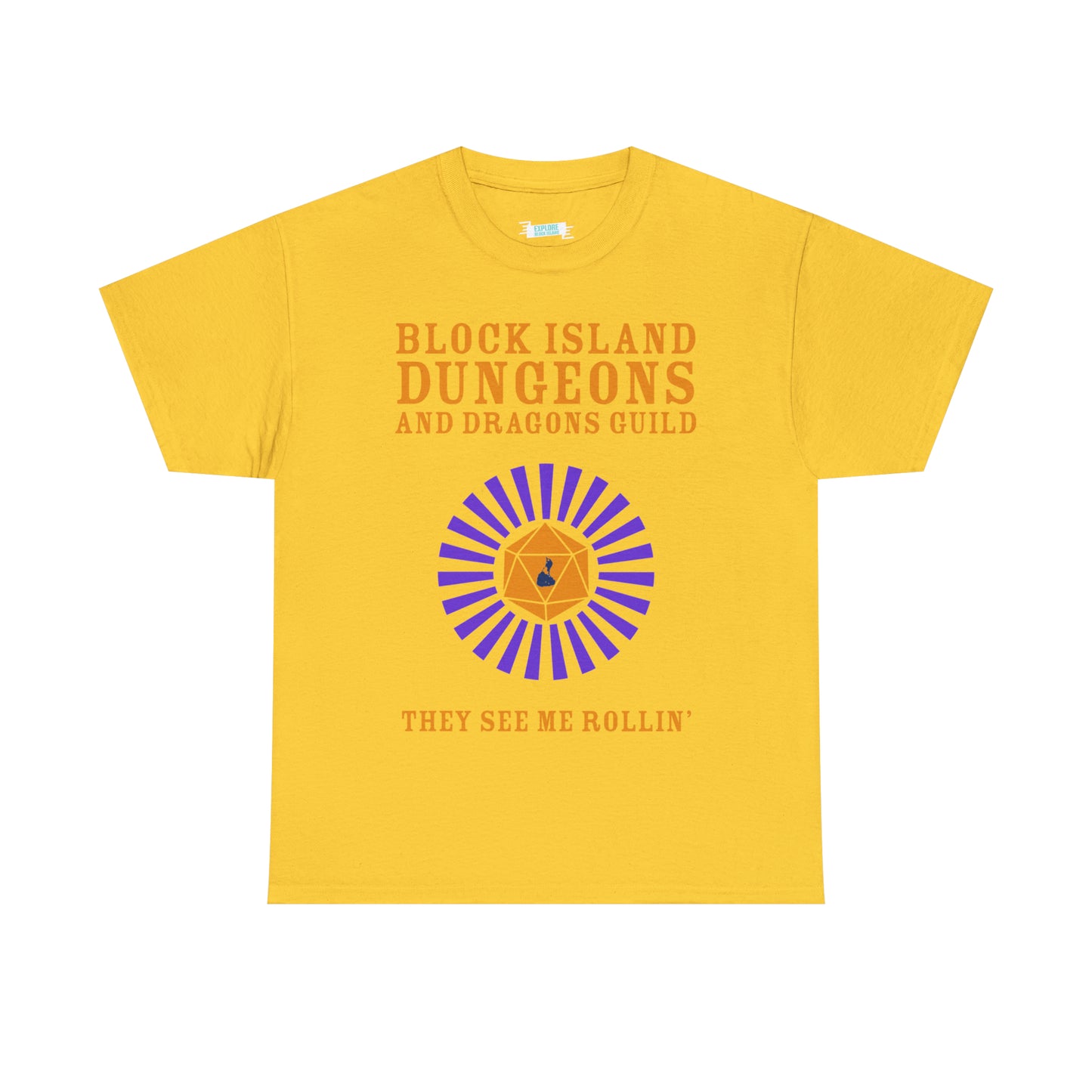 Block Island Dungeons and Dragons Guild Tee