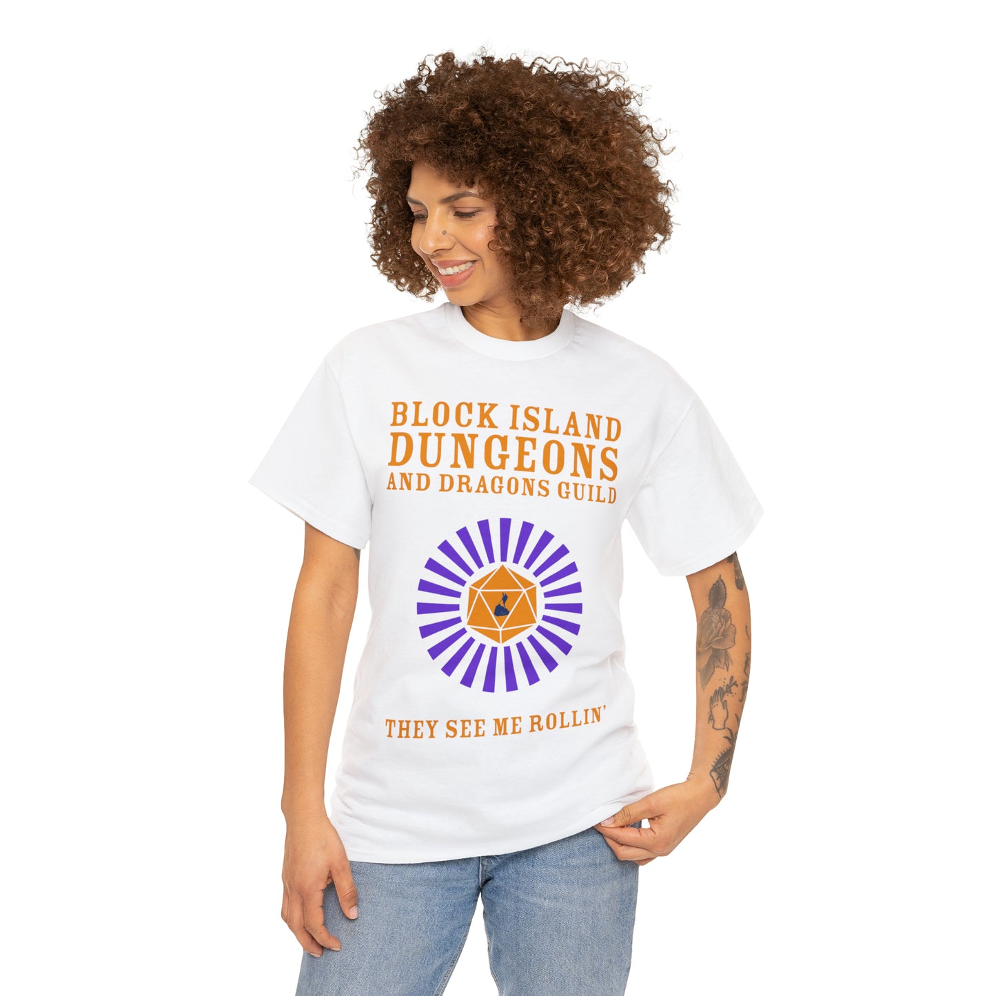 Block Island Dungeons and Dragons Guild Tee