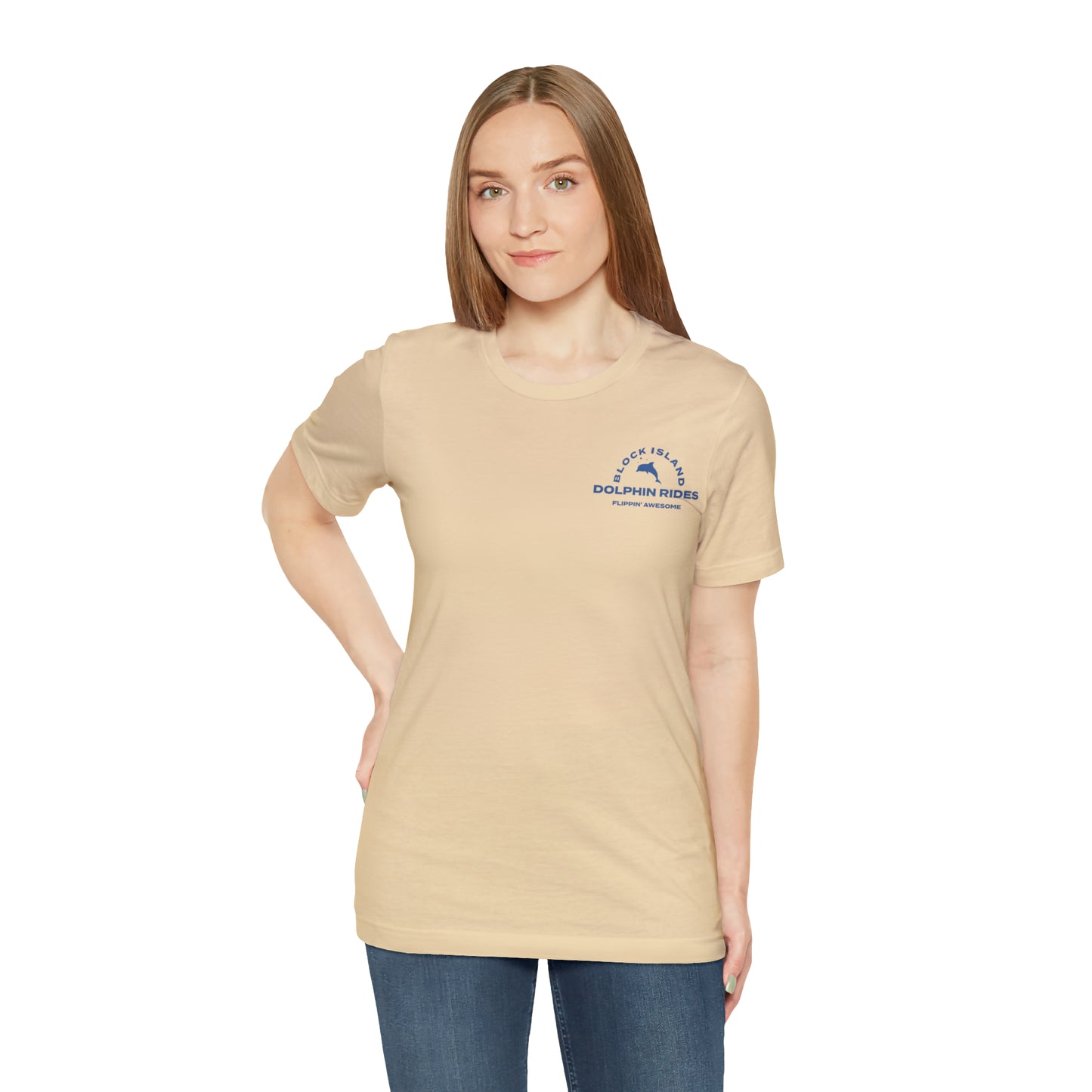 Block Island Dolphin Rides Tee