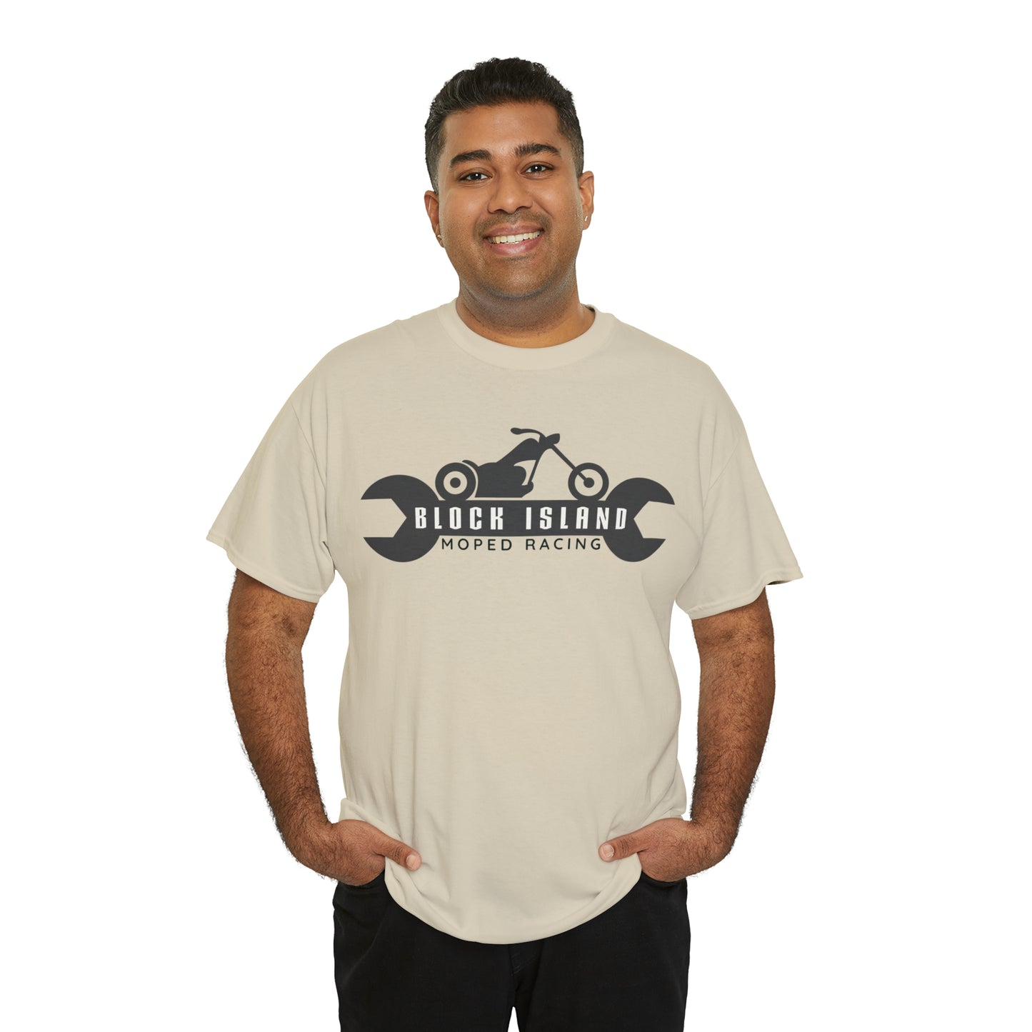 Block Island Moped Racing Tee