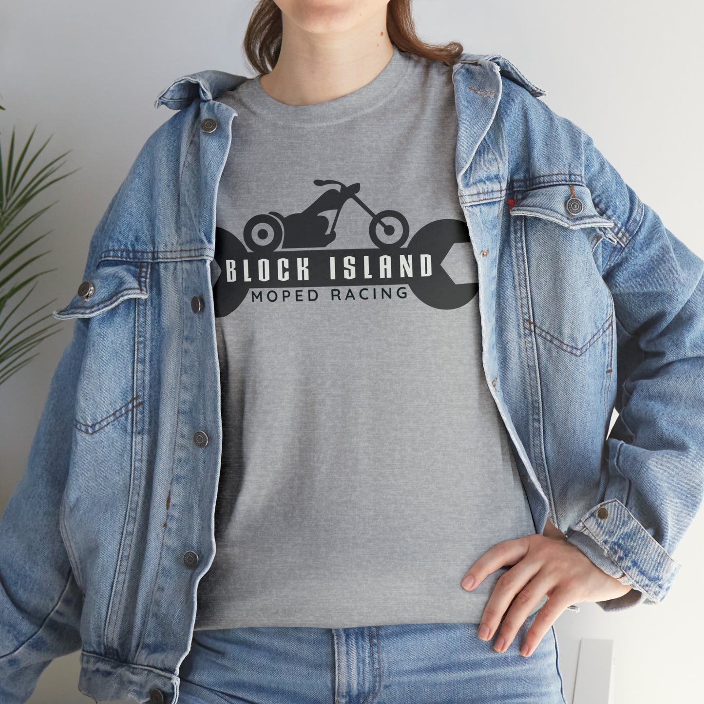 Block Island Moped Racing Tee