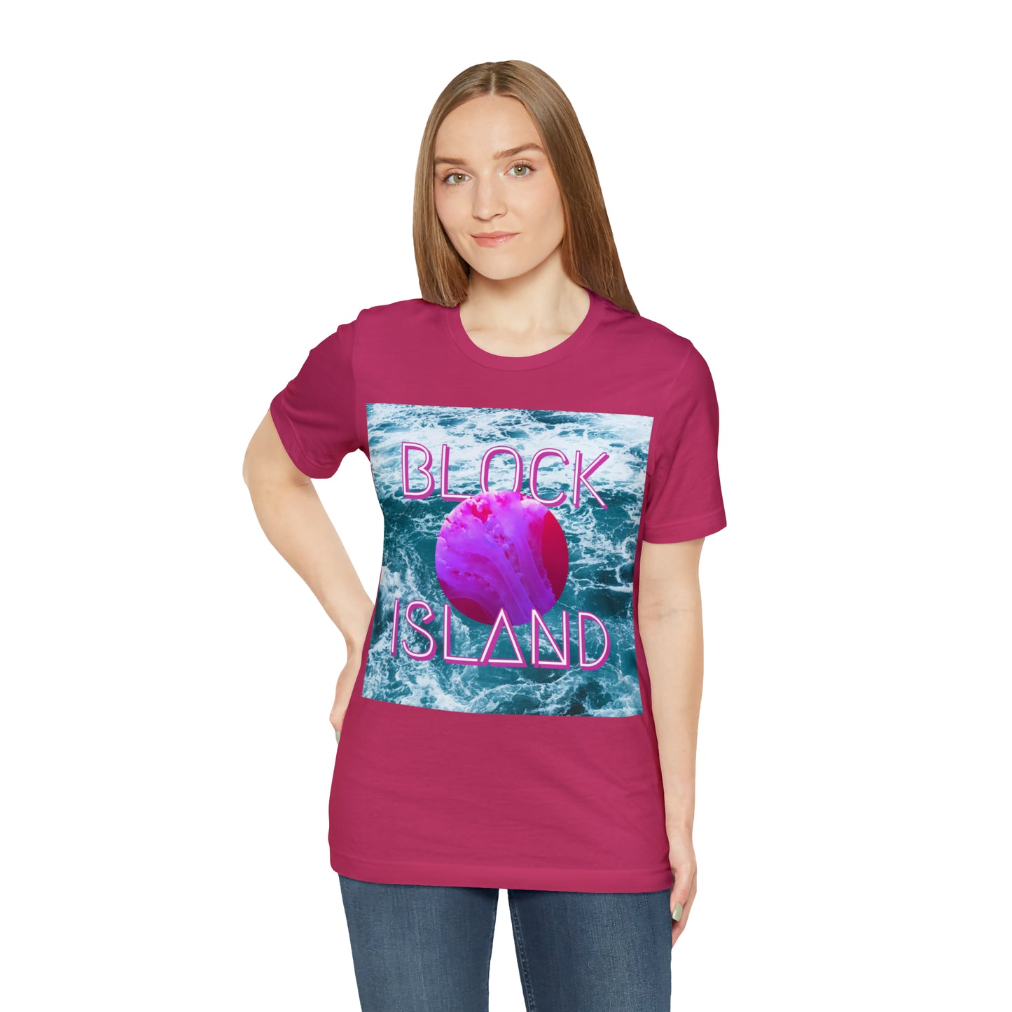 Block Island Vaporwave Tee
