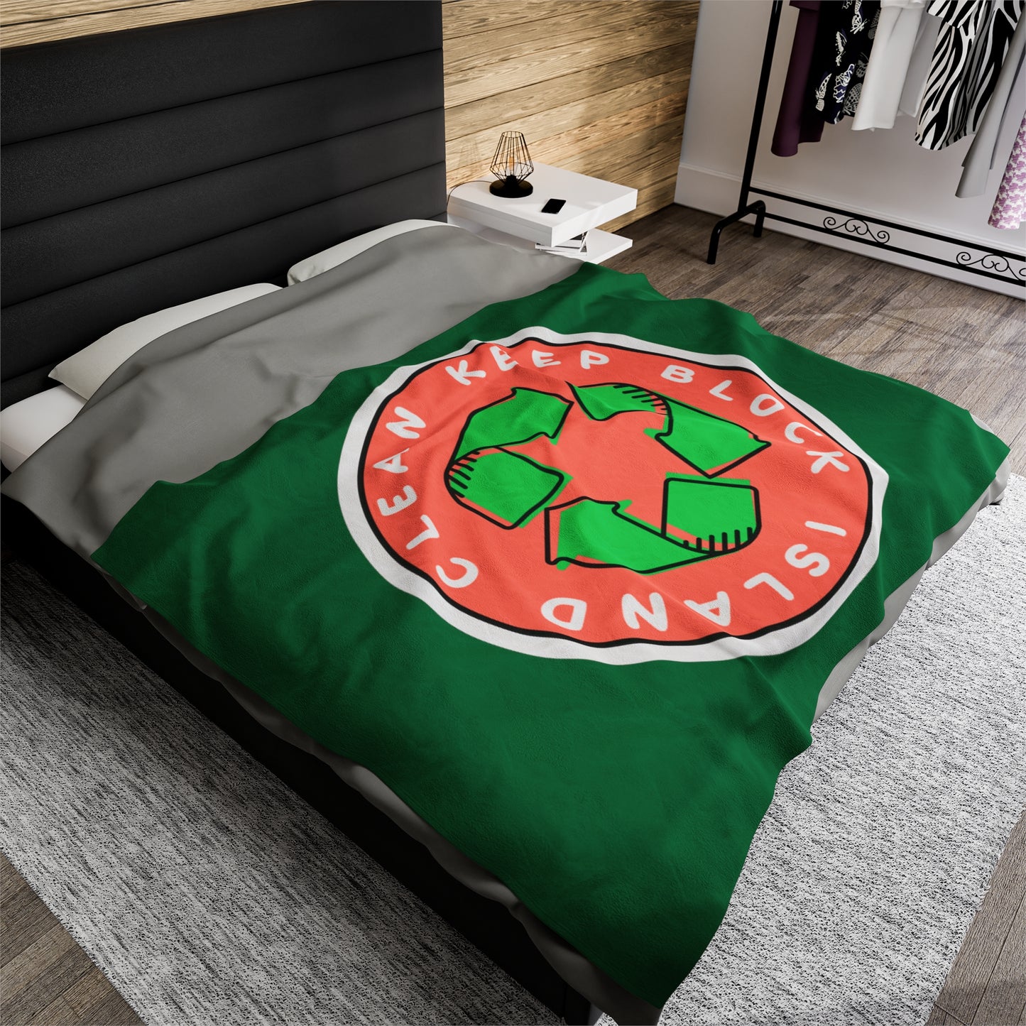 Keep Block Island Clean Blanket
