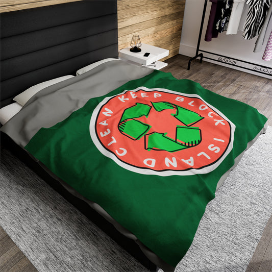 Keep Block Island Clean Blanket