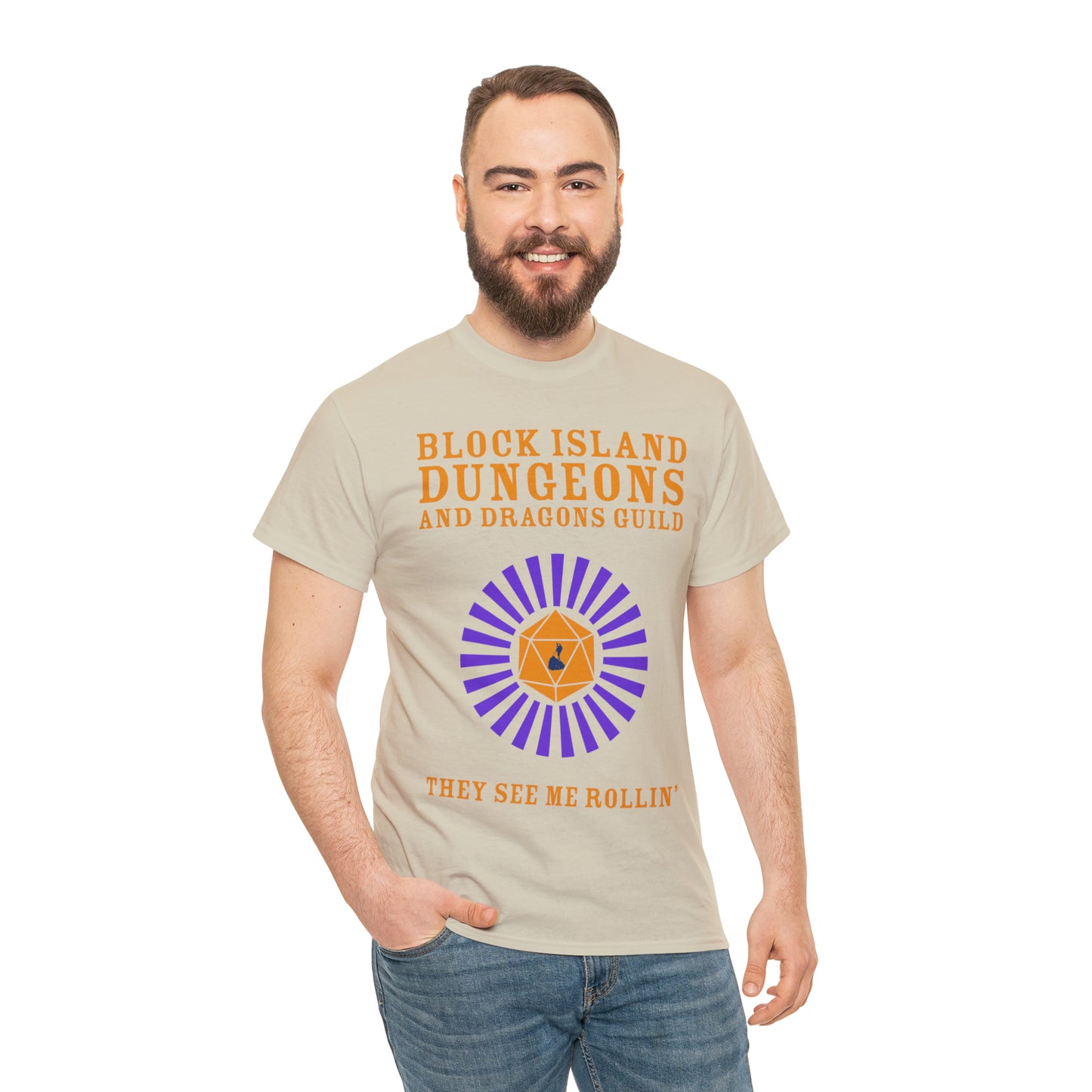 Block Island Dungeons and Dragons Guild Tee
