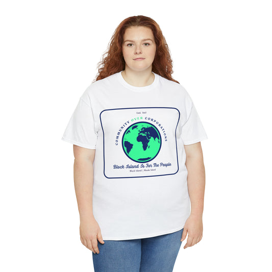 Community Over Corporations Tee