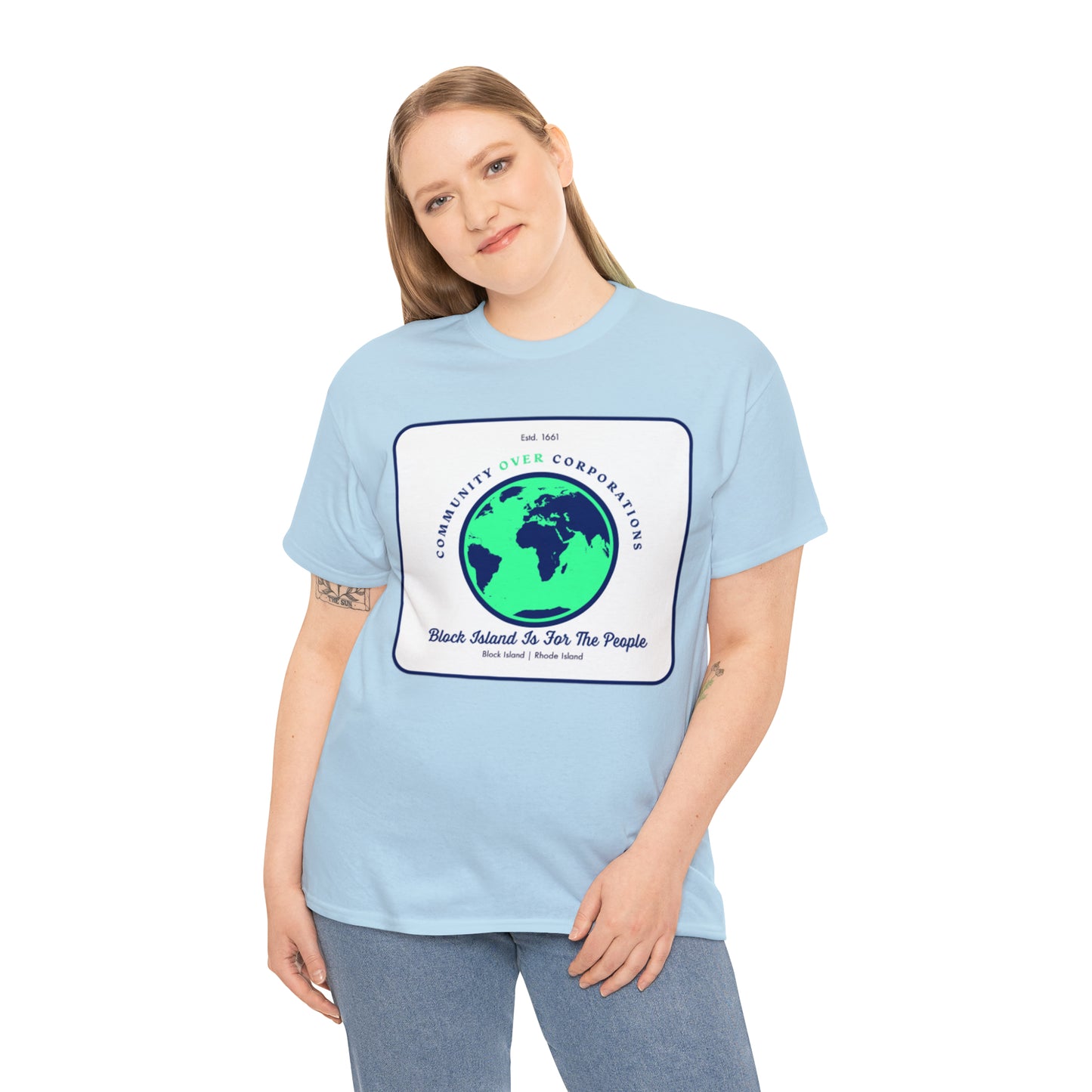 Community Over Corporations Tee