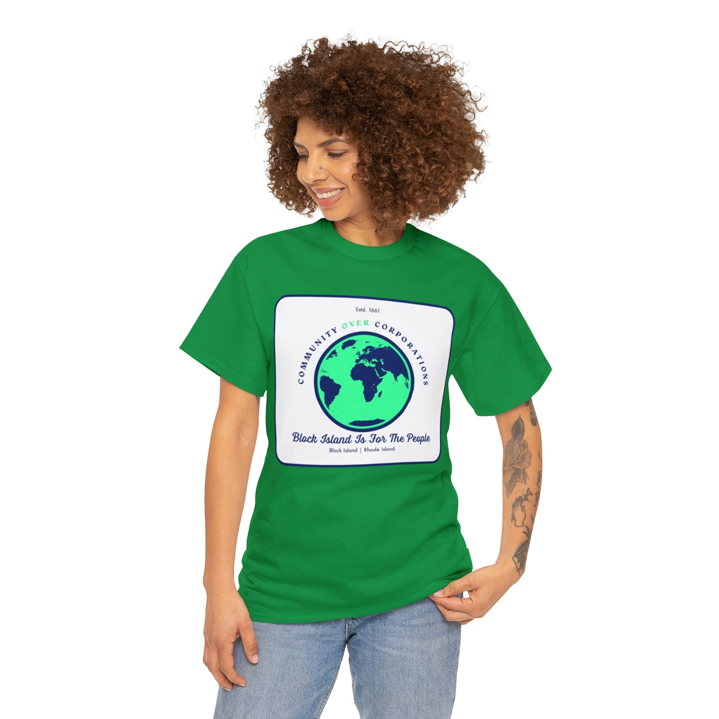 Community Over Corporations Tee