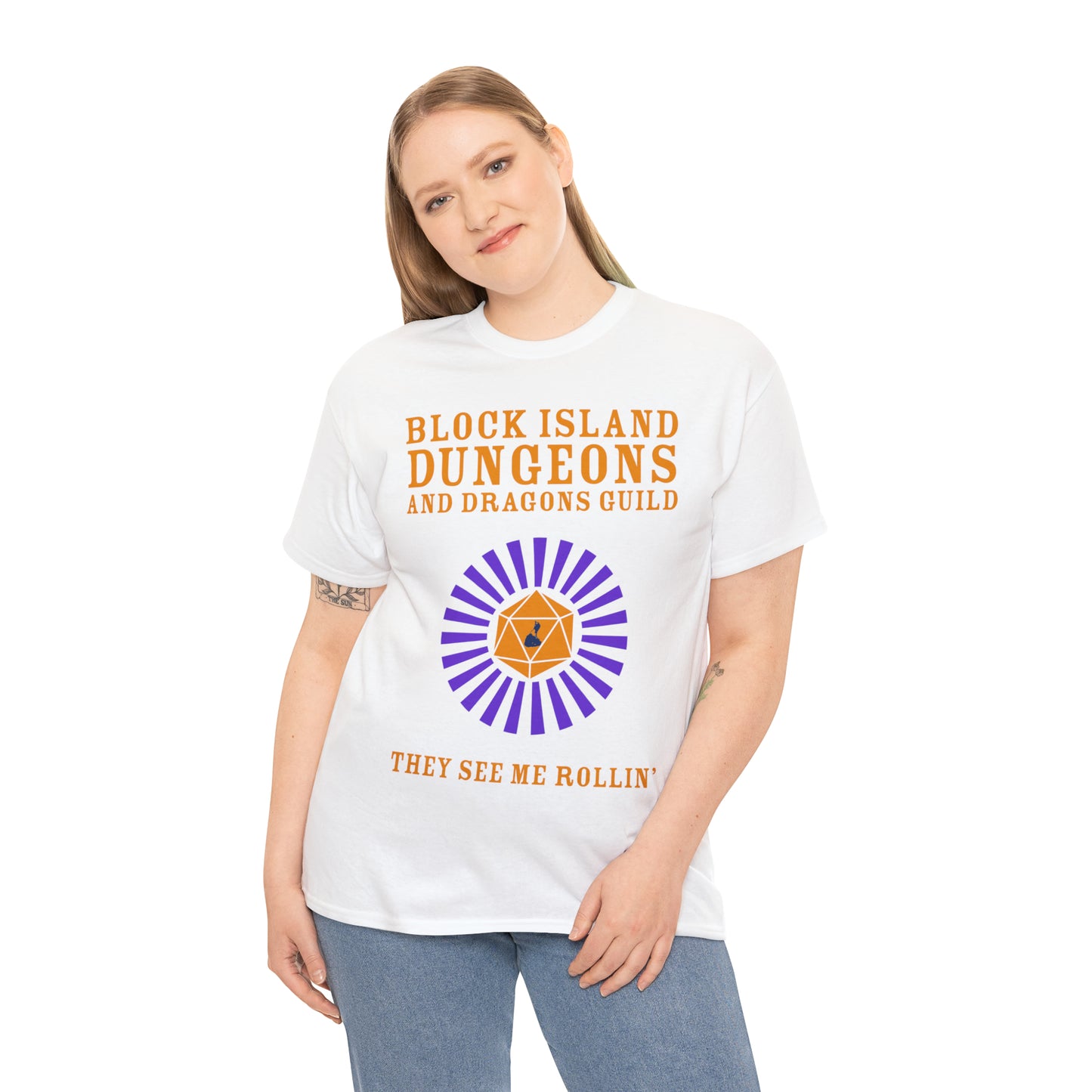 Block Island Dungeons and Dragons Guild Tee