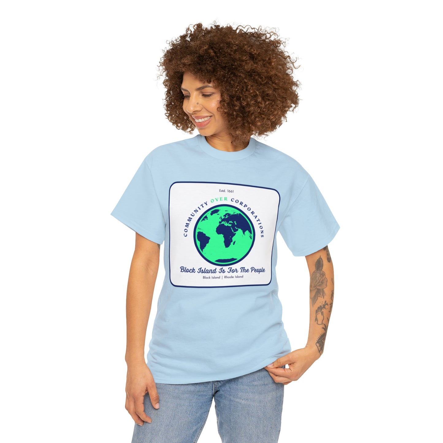 Community Over Corporations Tee