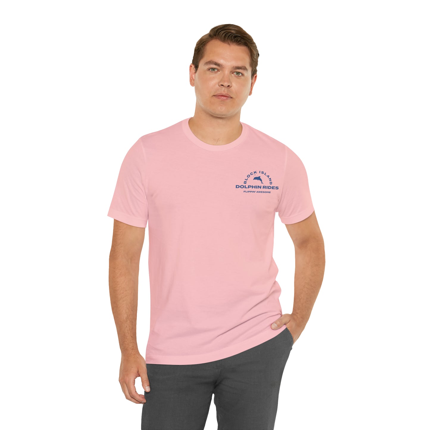 Block Island Dolphin Rides Tee