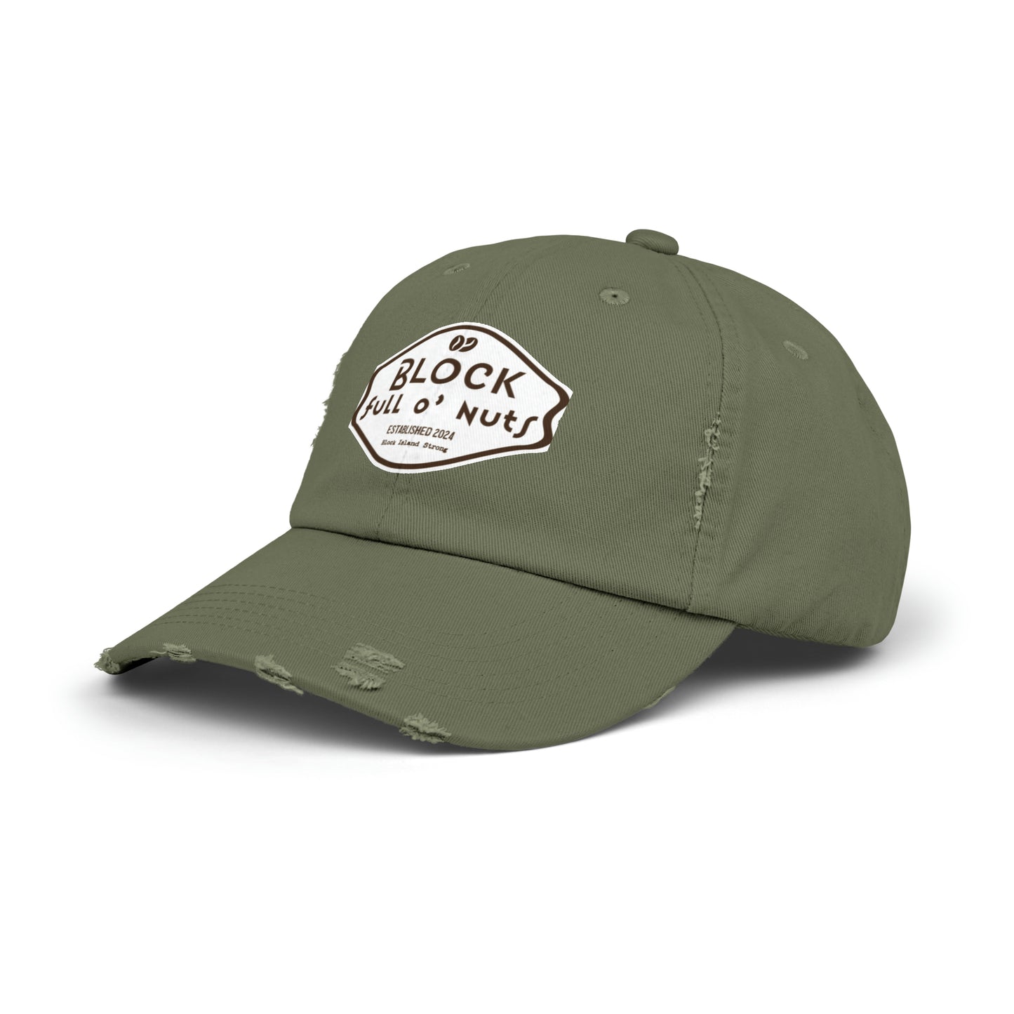 Block Full o’ Nuts Distressed Cap