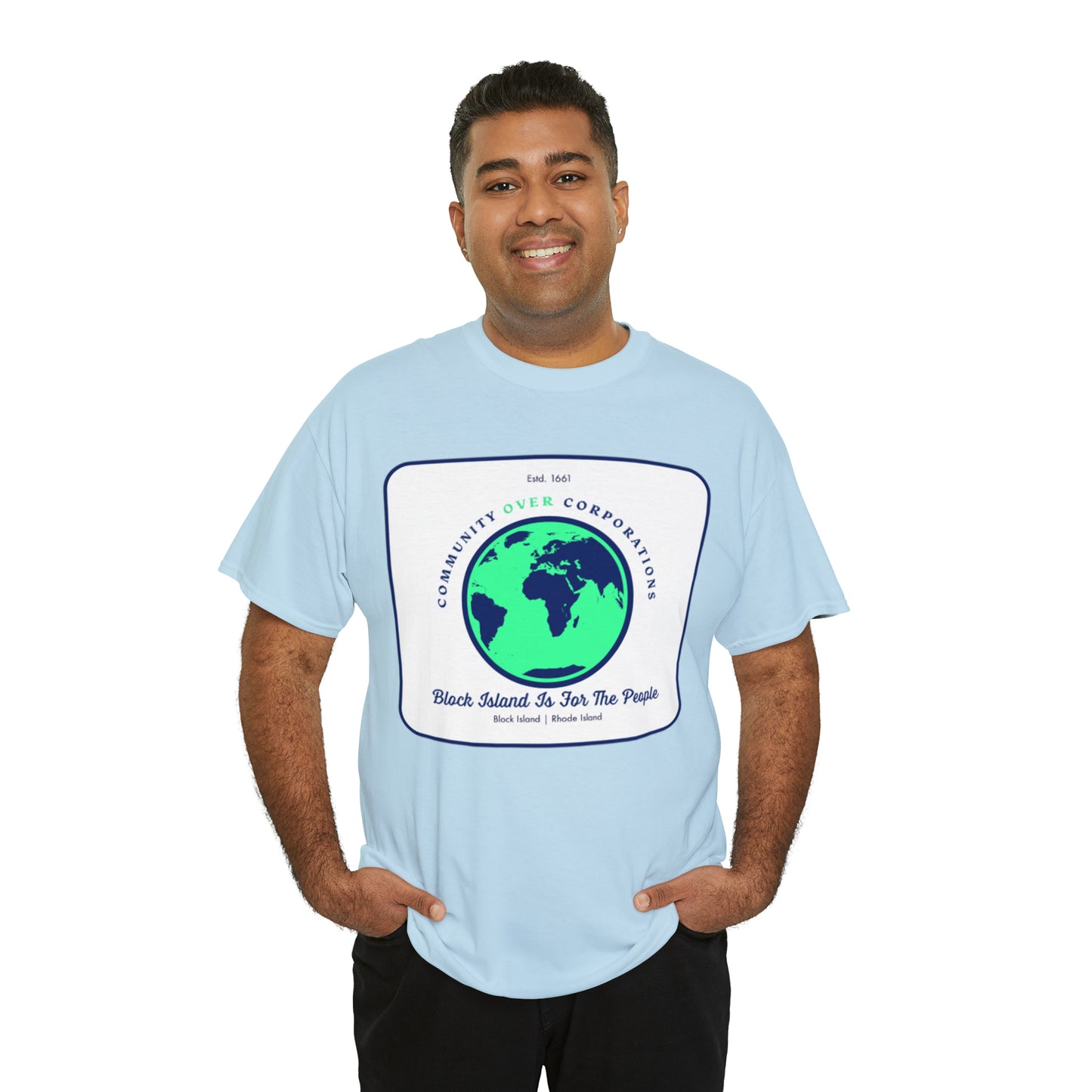 Community Over Corporations Tee