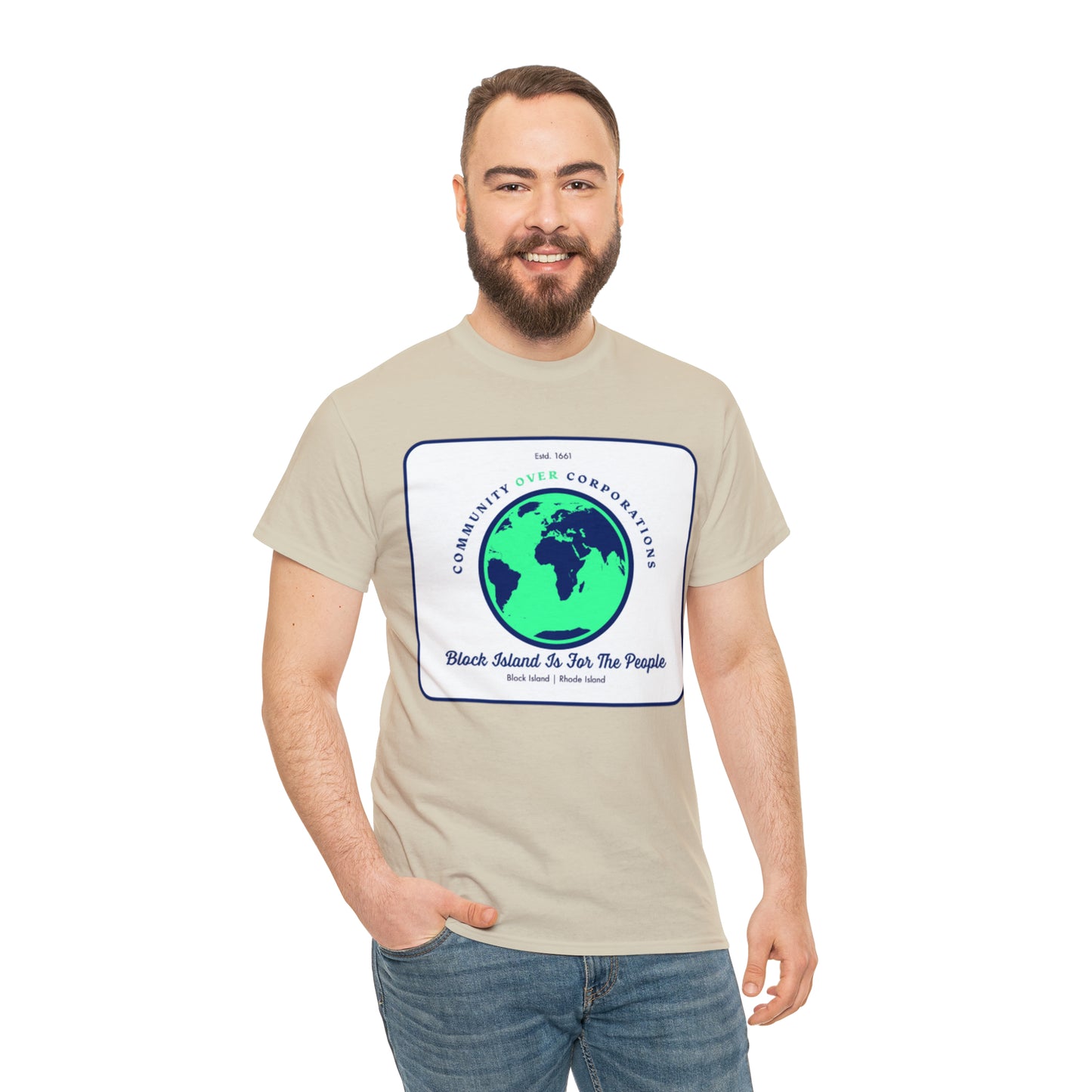 Community Over Corporations Tee