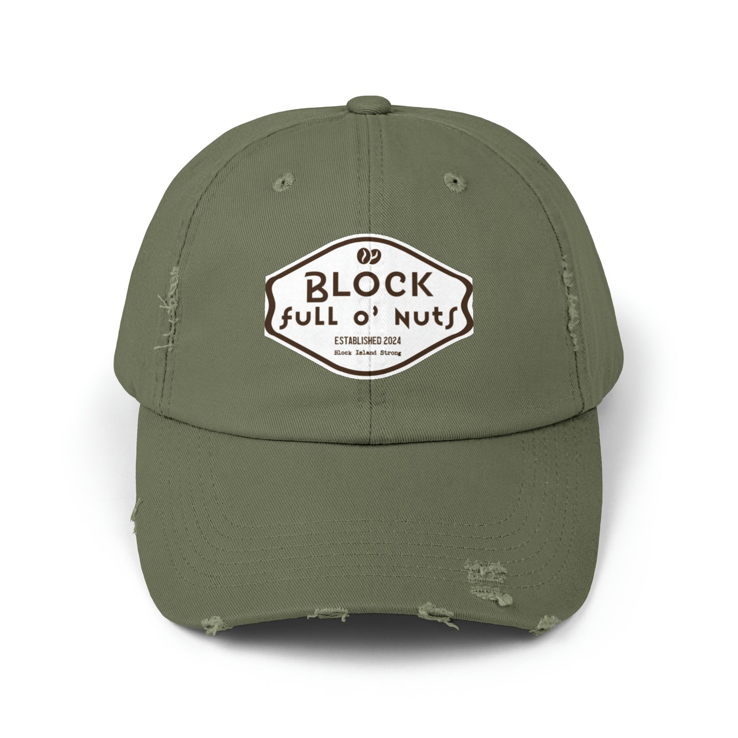 Block Full o’ Nuts Distressed Cap