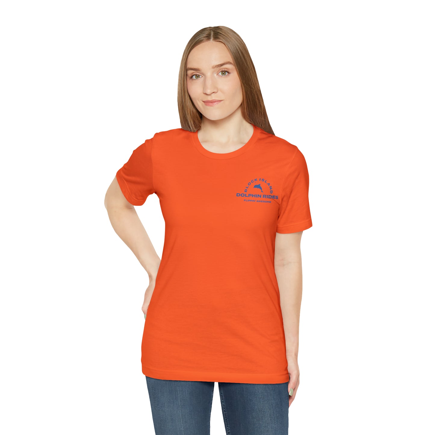 Block Island Dolphin Rides Tee