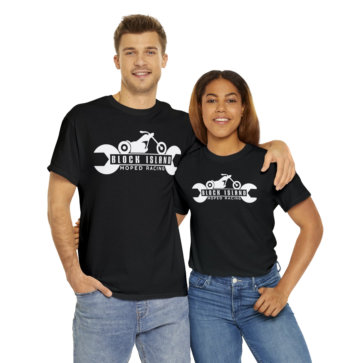 Block Island Moped Racing Tee