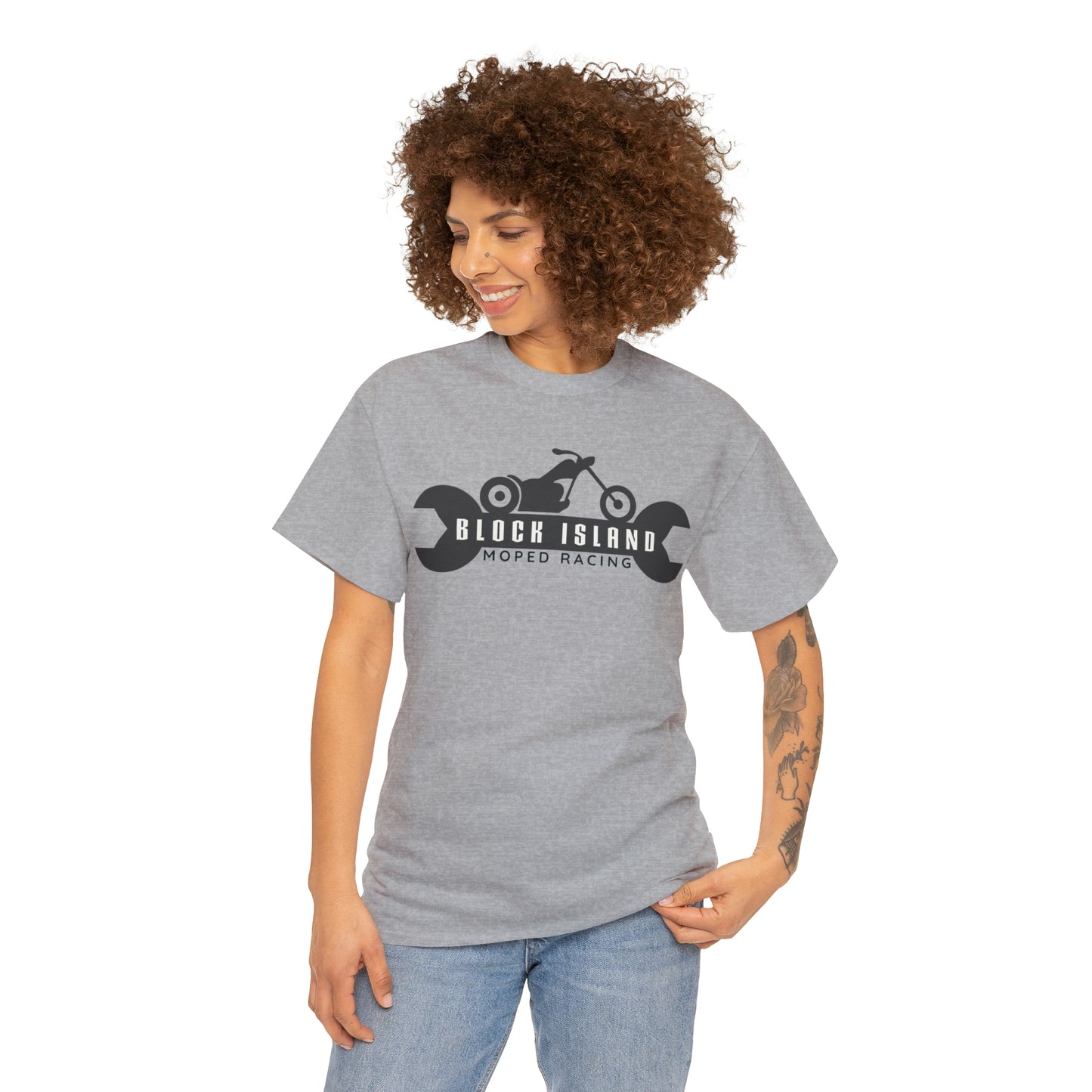 Block Island Moped Racing Tee