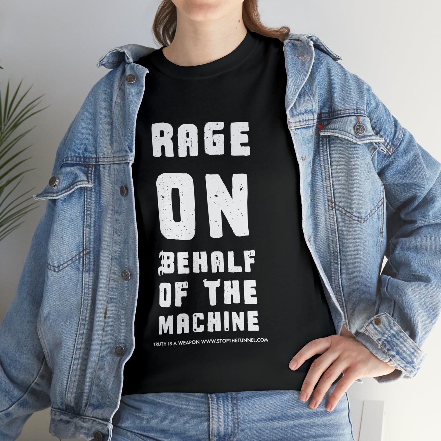 Rage On Behalf Of The Machine Tee