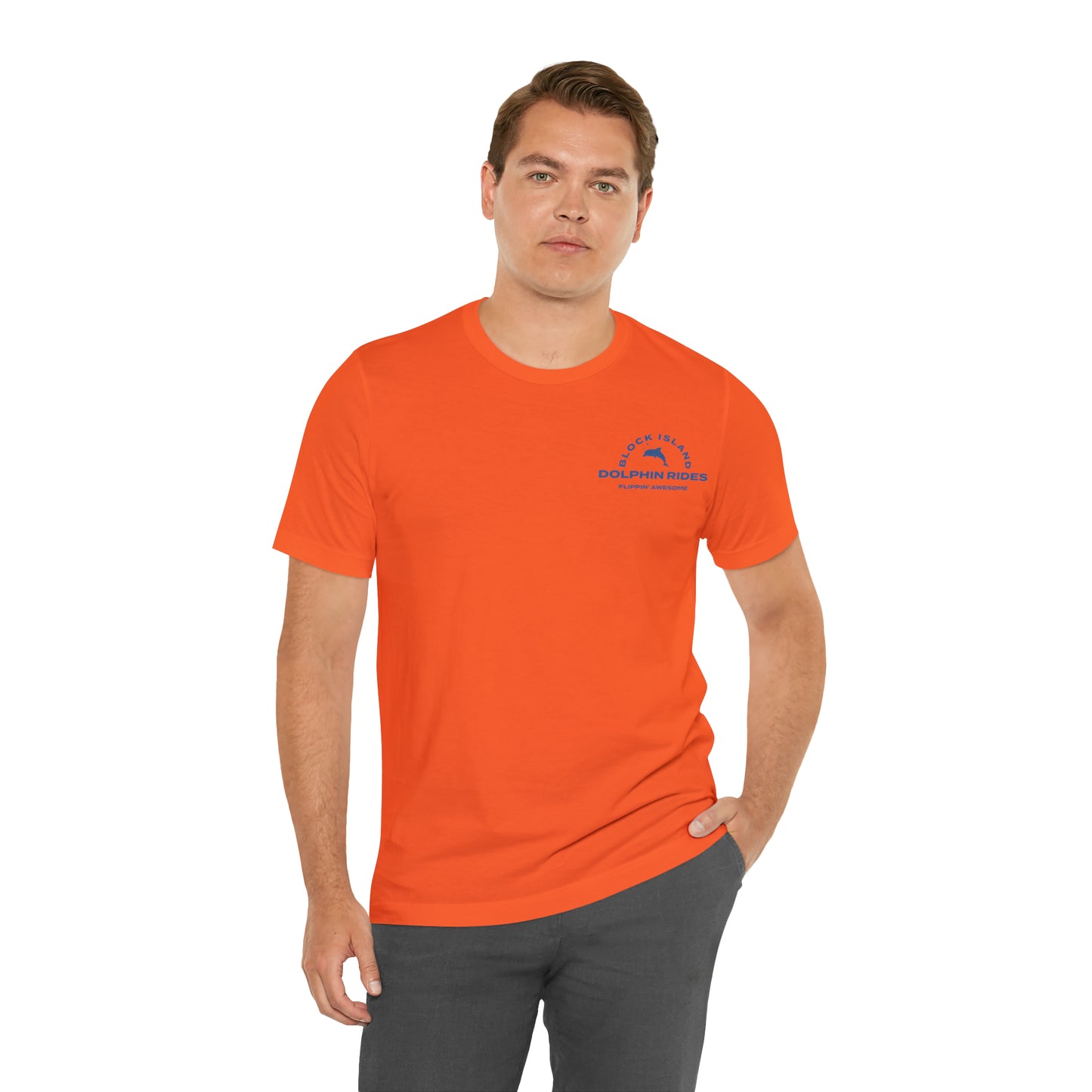 Block Island Dolphin Rides Tee