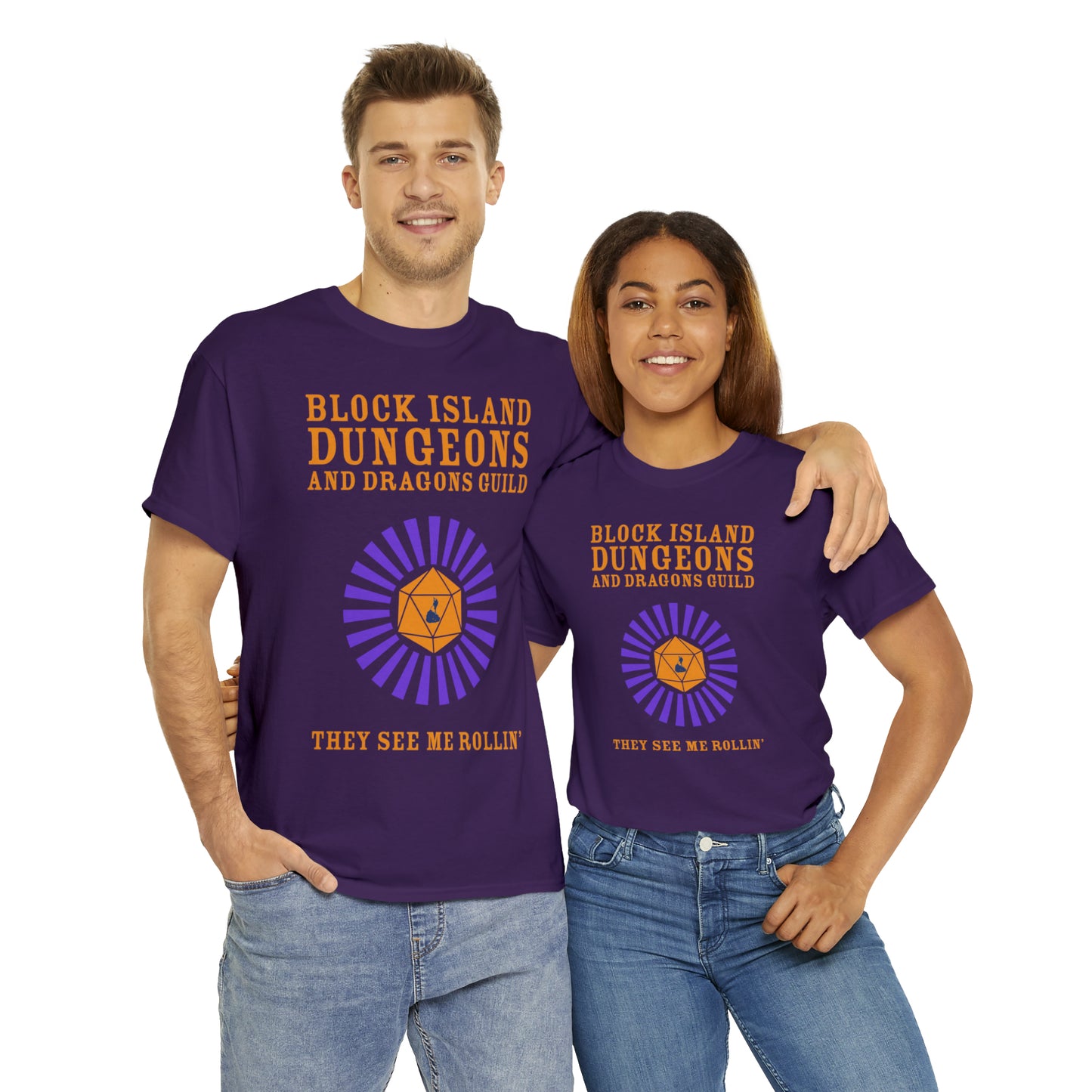 Block Island Dungeons and Dragons Guild Tee