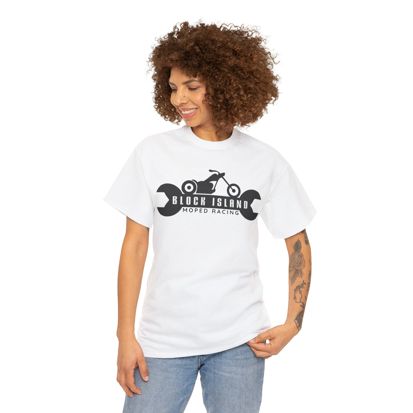 Block Island Moped Racing Tee