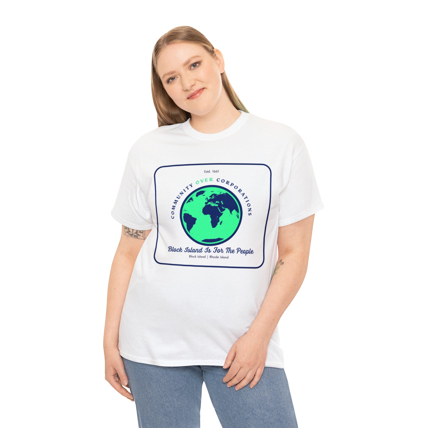Community Over Corporations Tee