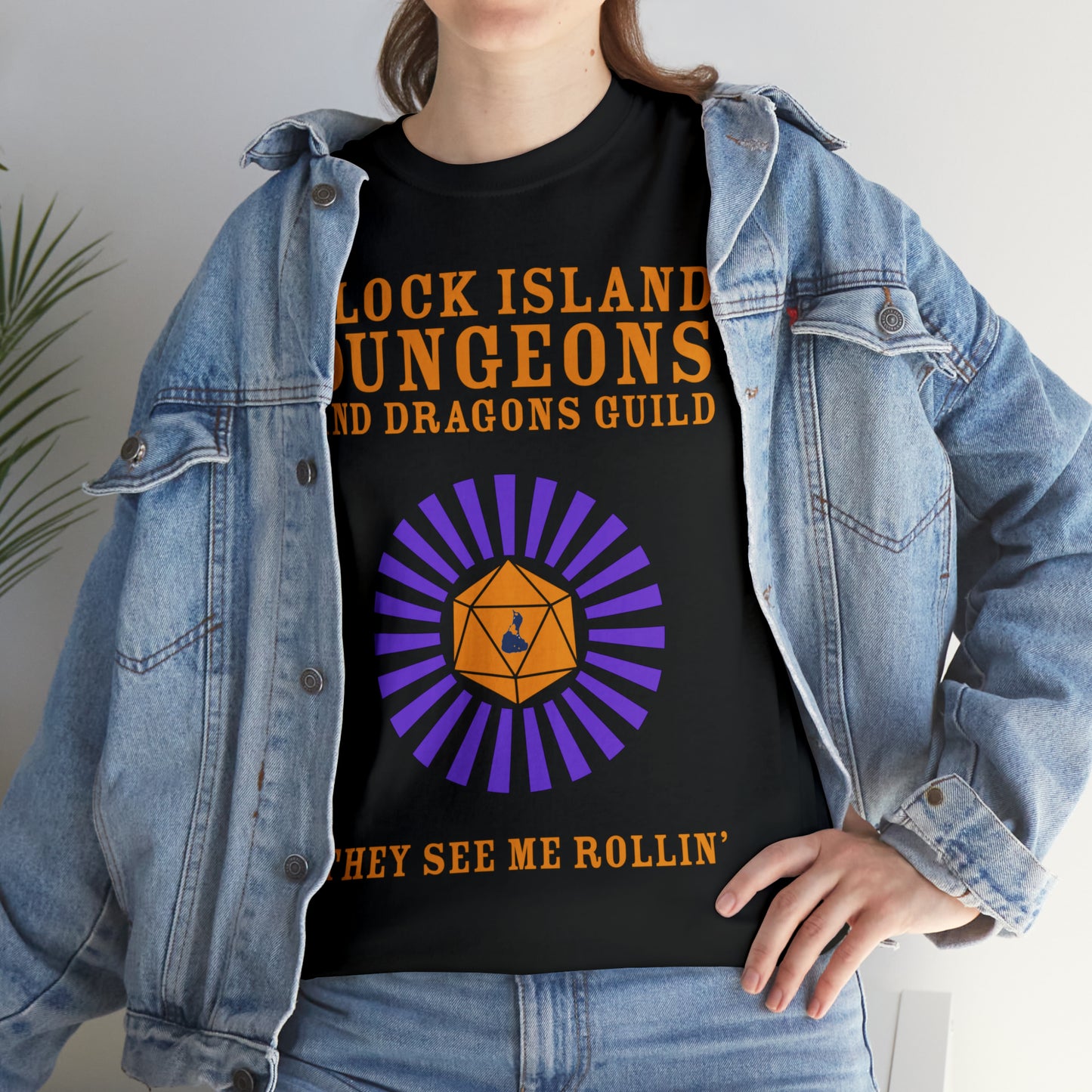 Block Island Dungeons and Dragons Guild Tee