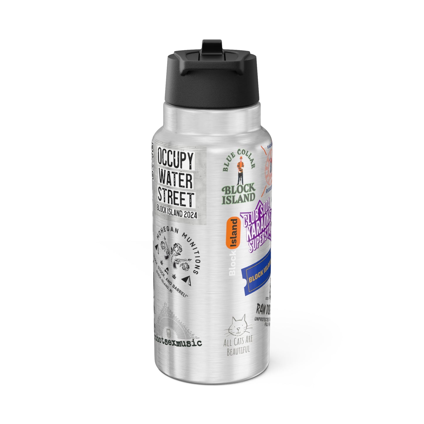 Sticker Bomb Gator Tumbler, 32oz