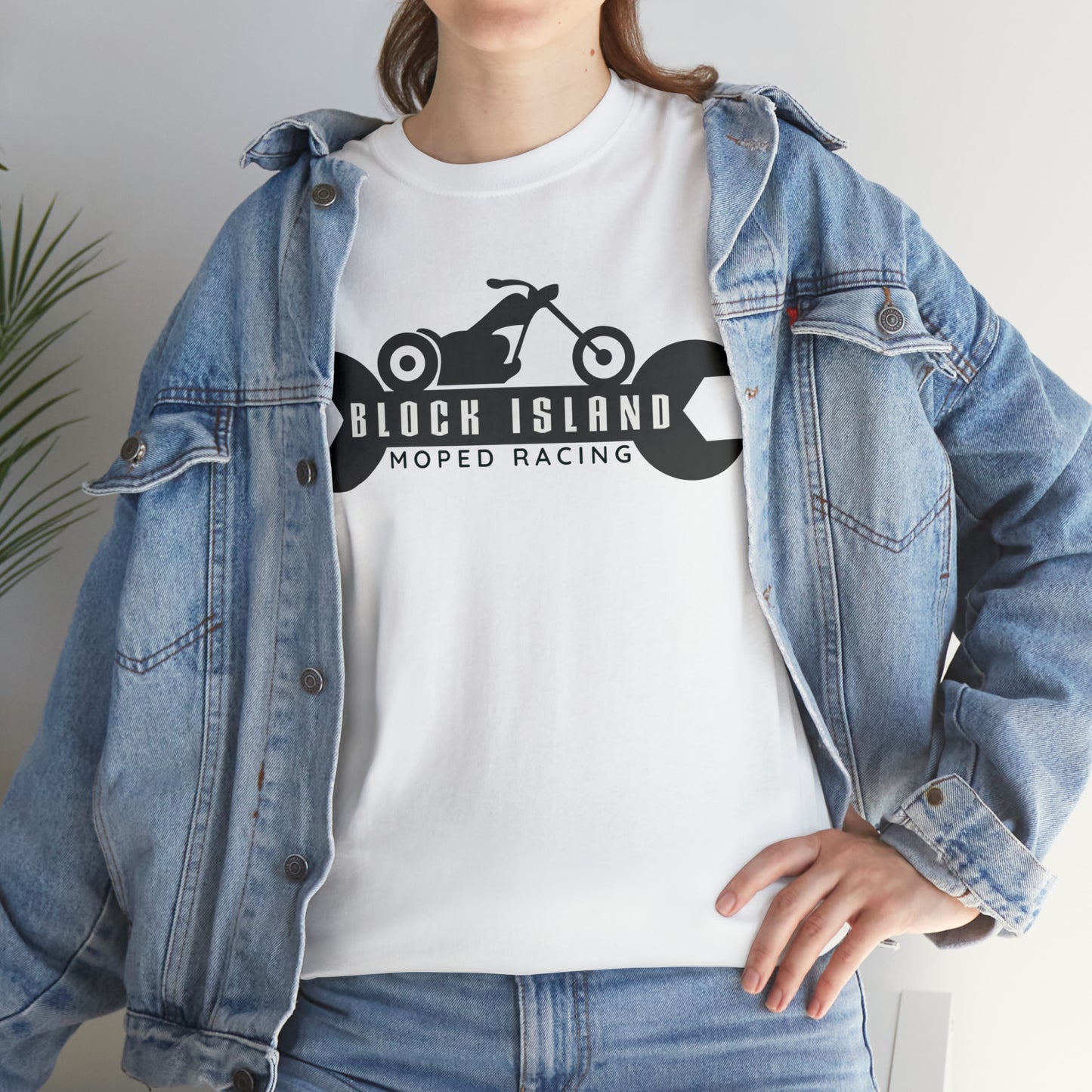 Block Island Moped Racing Tee