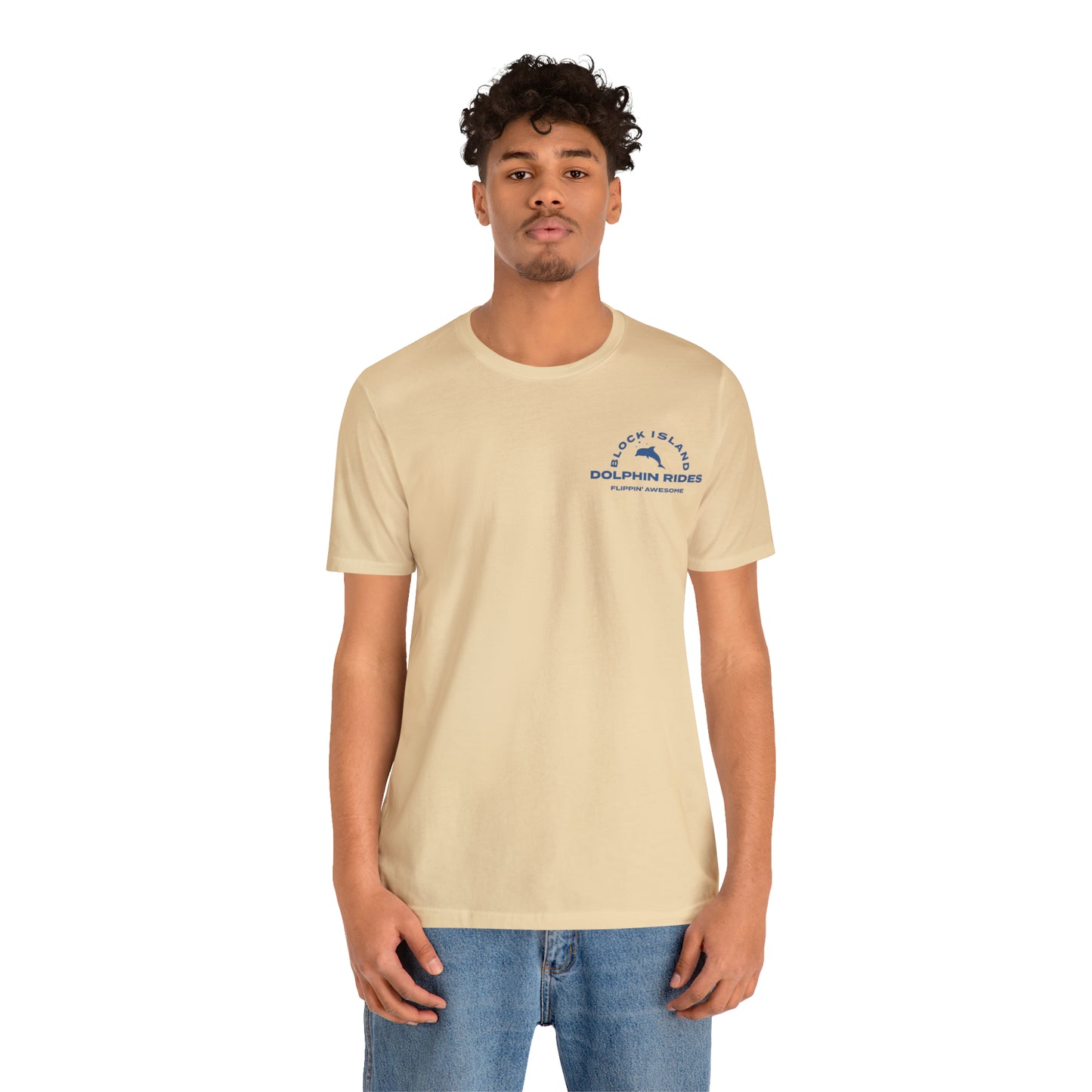 Block Island Dolphin Rides Tee