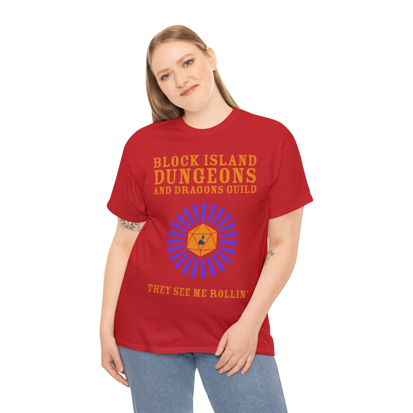 Block Island Dungeons and Dragons Guild Tee