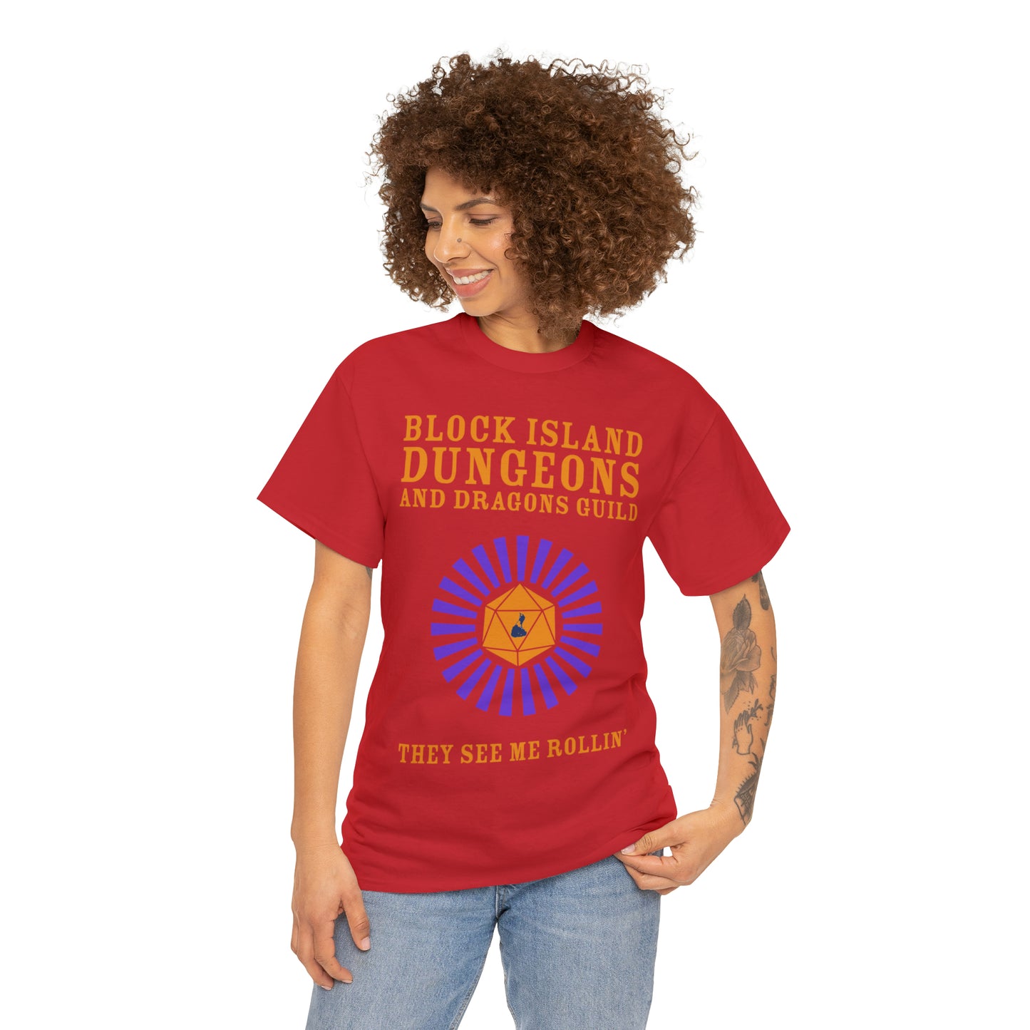 Block Island Dungeons and Dragons Guild Tee
