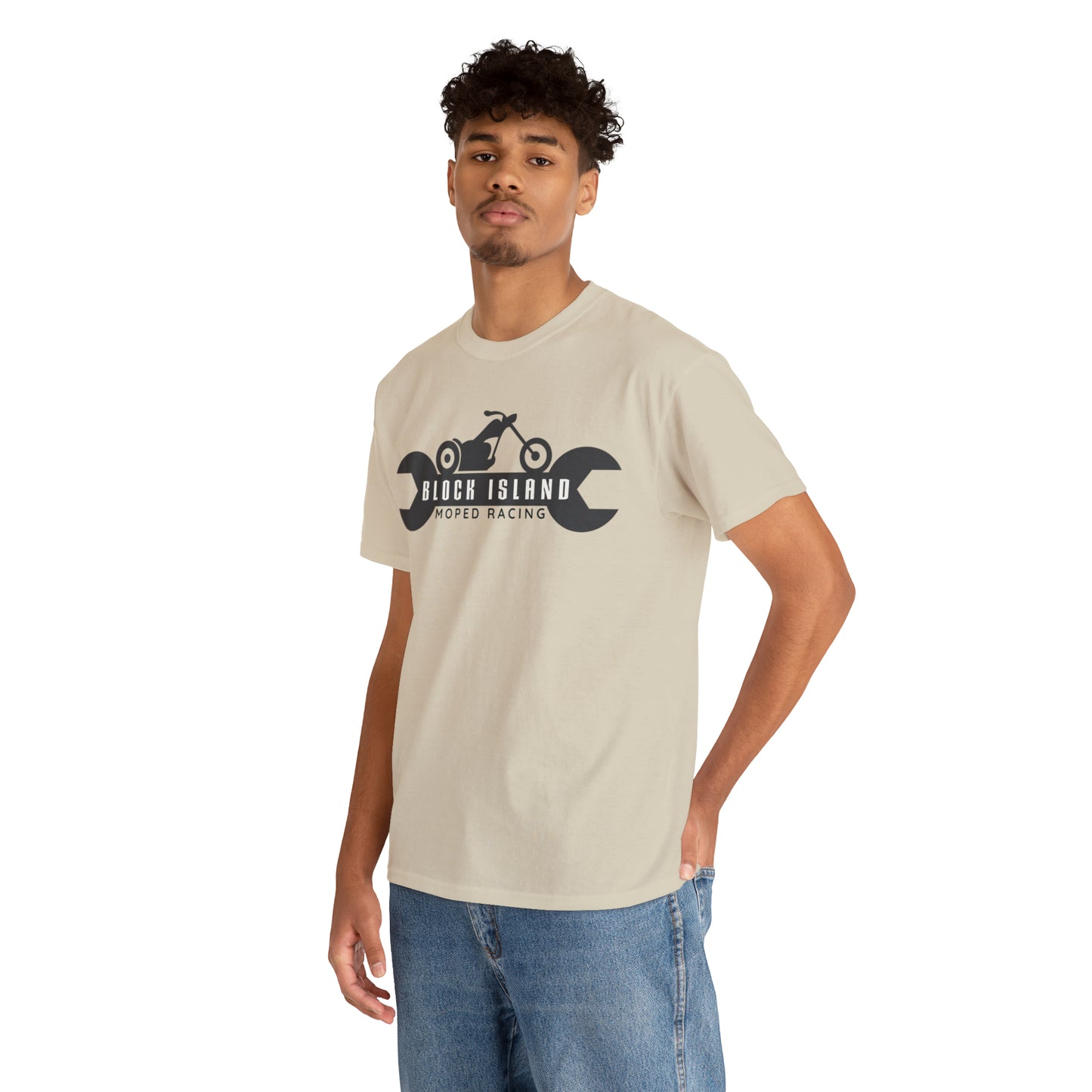 Block Island Moped Racing Tee