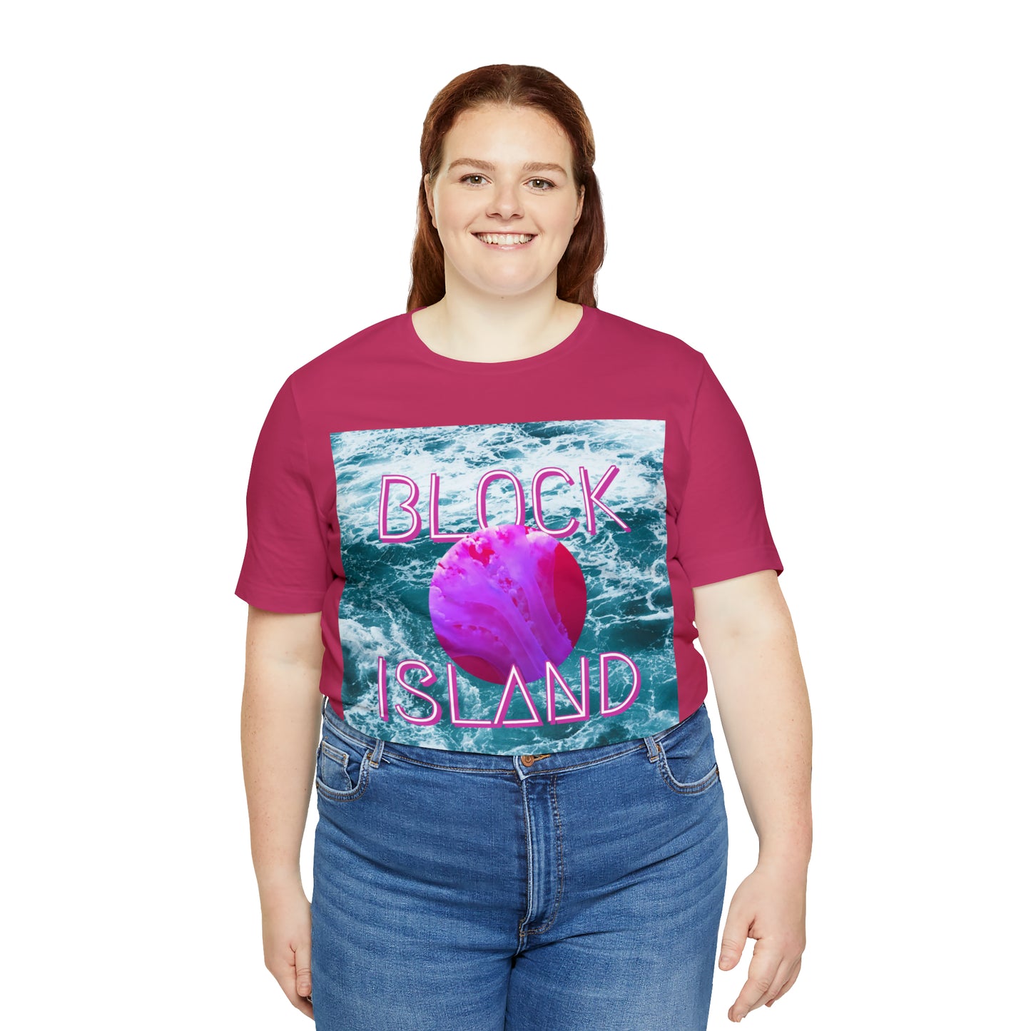 Block Island Vaporwave Tee