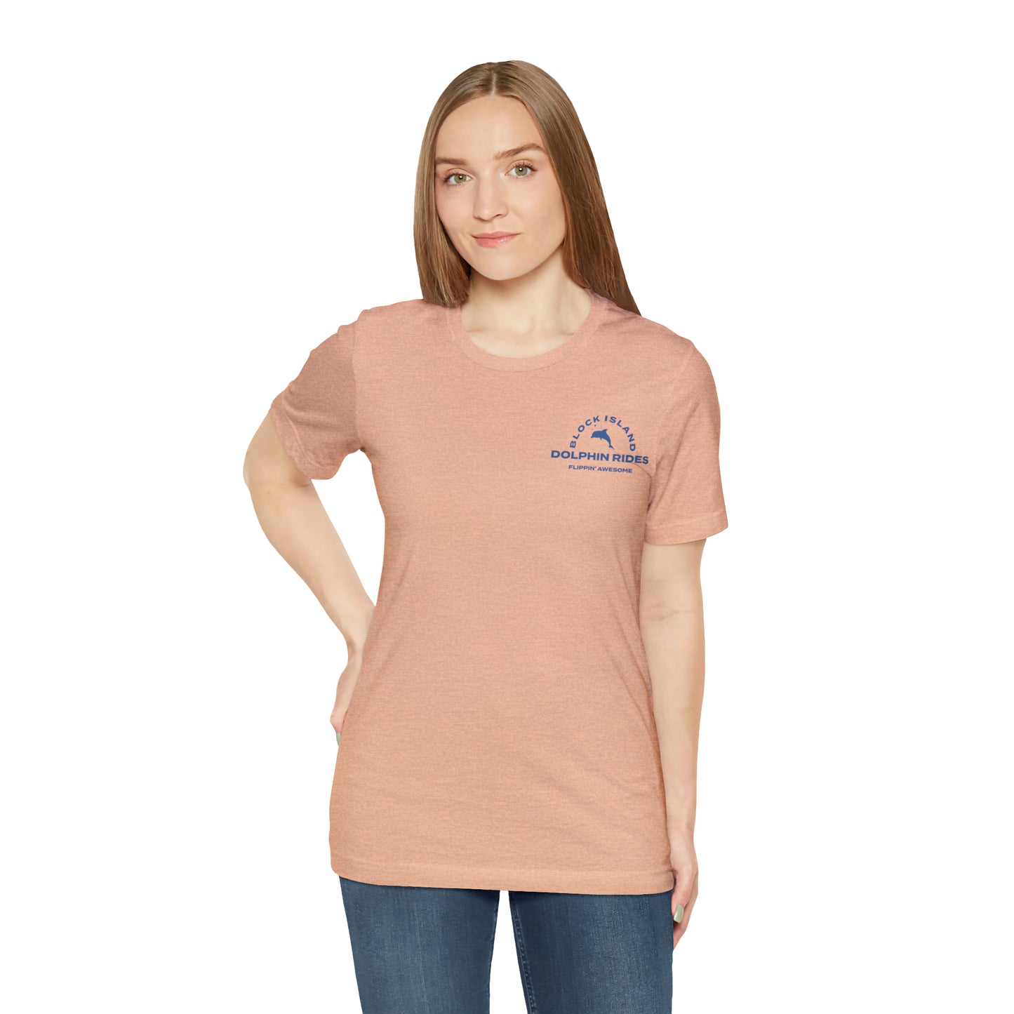 Block Island Dolphin Rides Tee