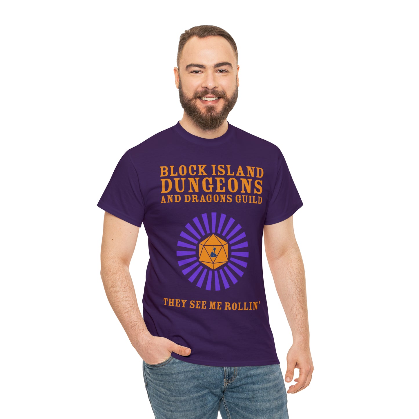 Block Island Dungeons and Dragons Guild Tee