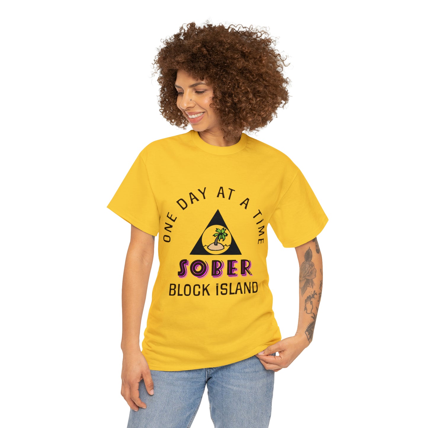 Sober Block Island Tee