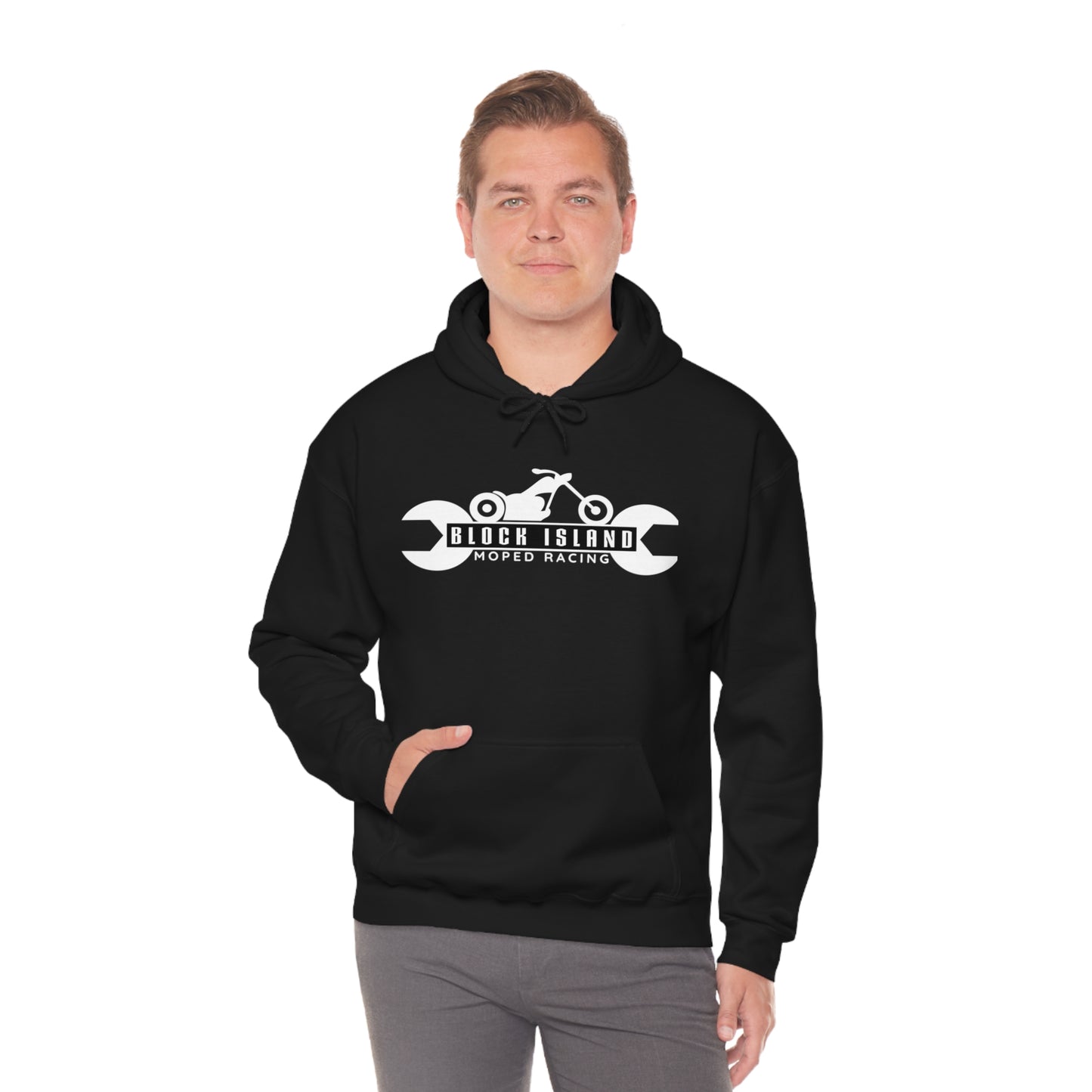 Block Island Moped Racing Hoodie