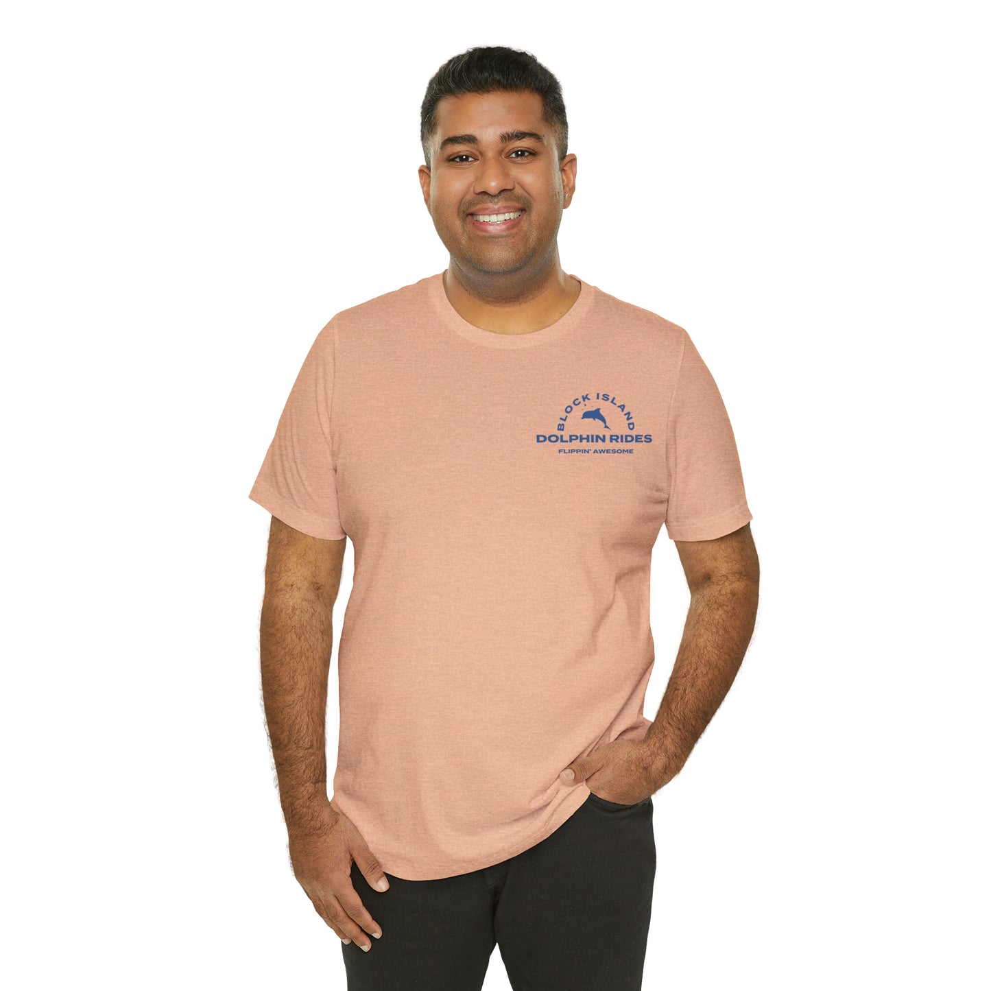 Block Island Dolphin Rides Tee