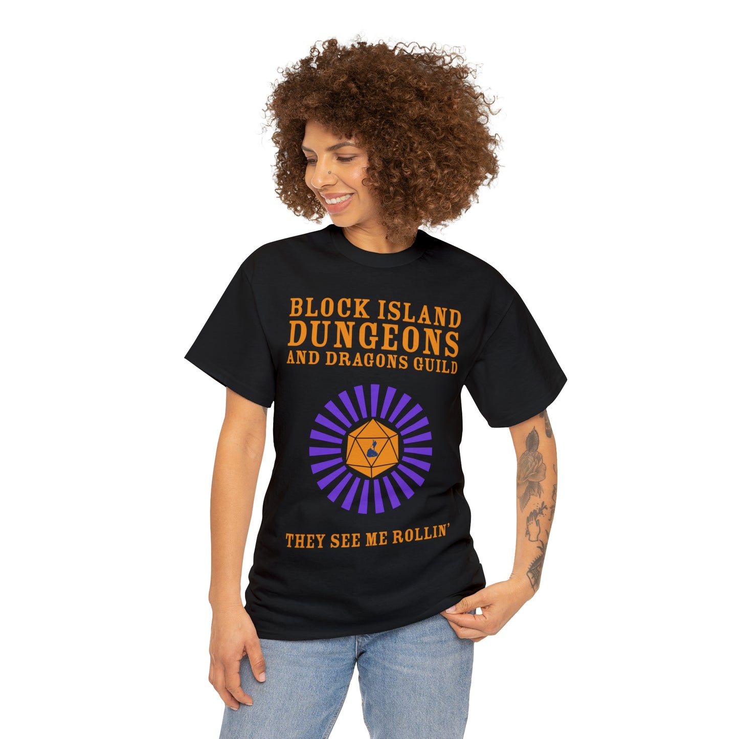 Block Island Dungeons and Dragons Guild Tee