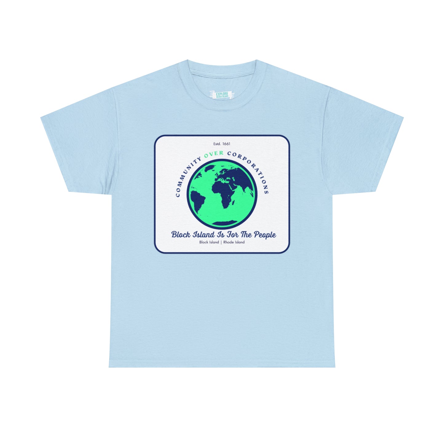 Community Over Corporations Tee