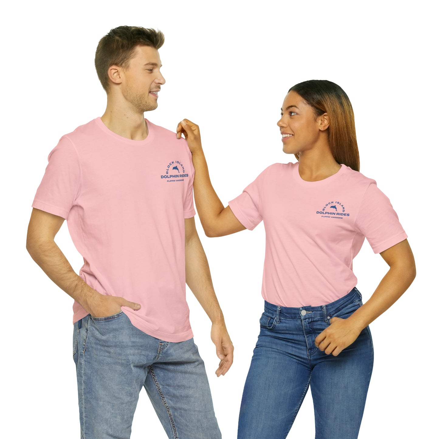 Block Island Dolphin Rides Tee